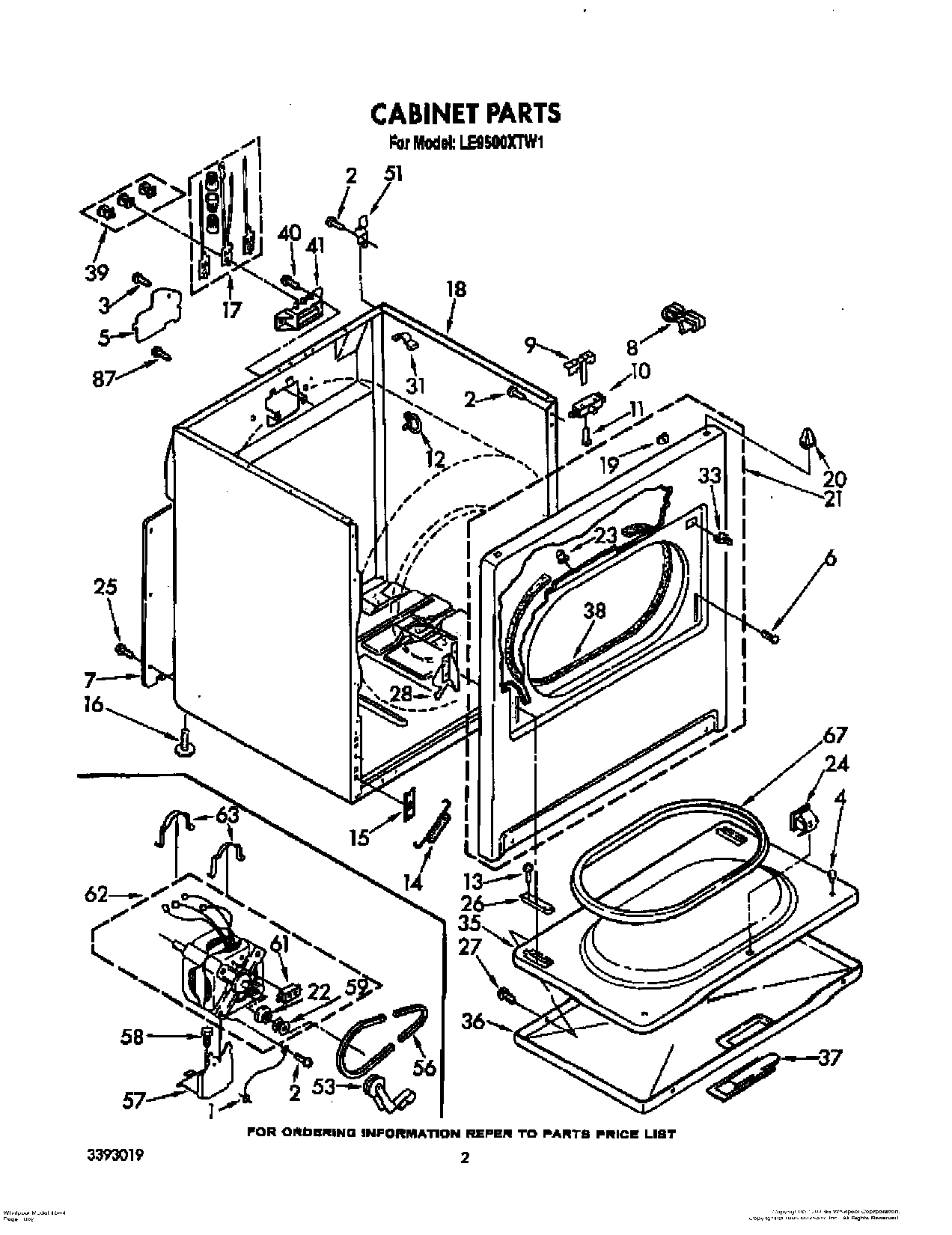 02 - CABINET PARTS