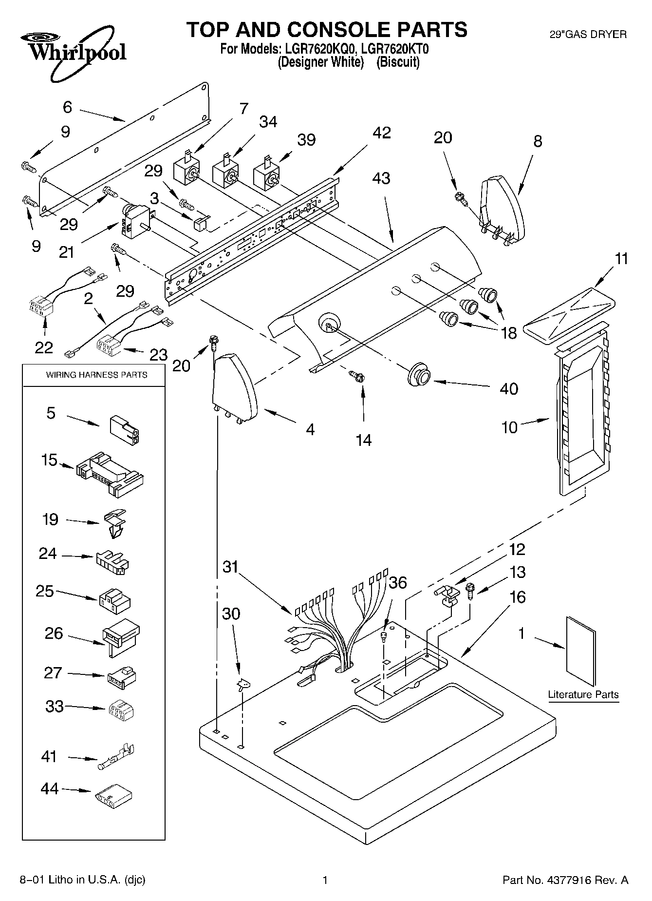 01 - TOP AND CONSOLE, LITERATURE
