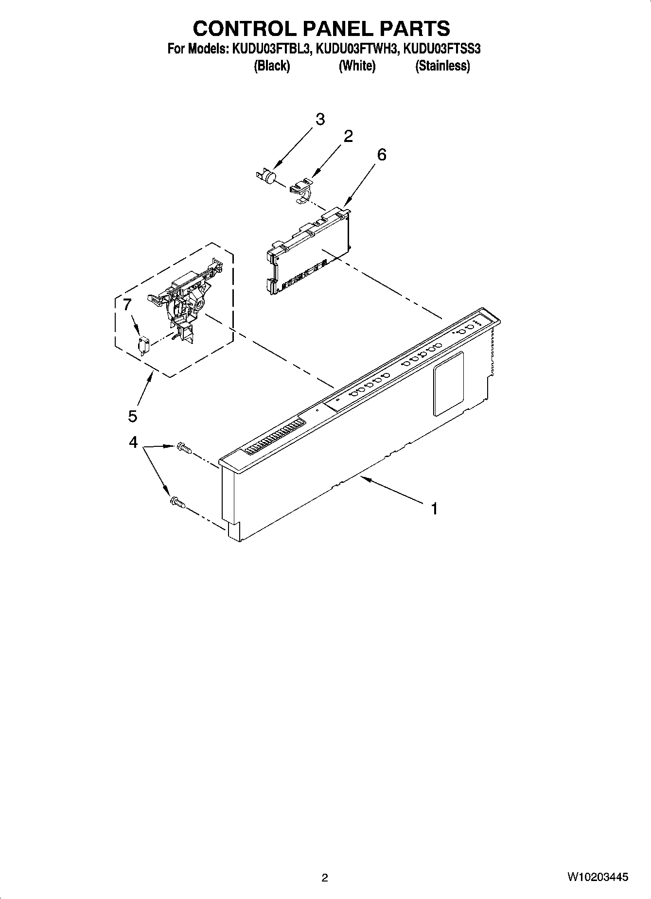 02 - CONTROL PANEL PARTS