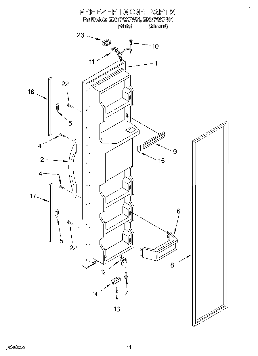 07 - FREEZER DOOR
