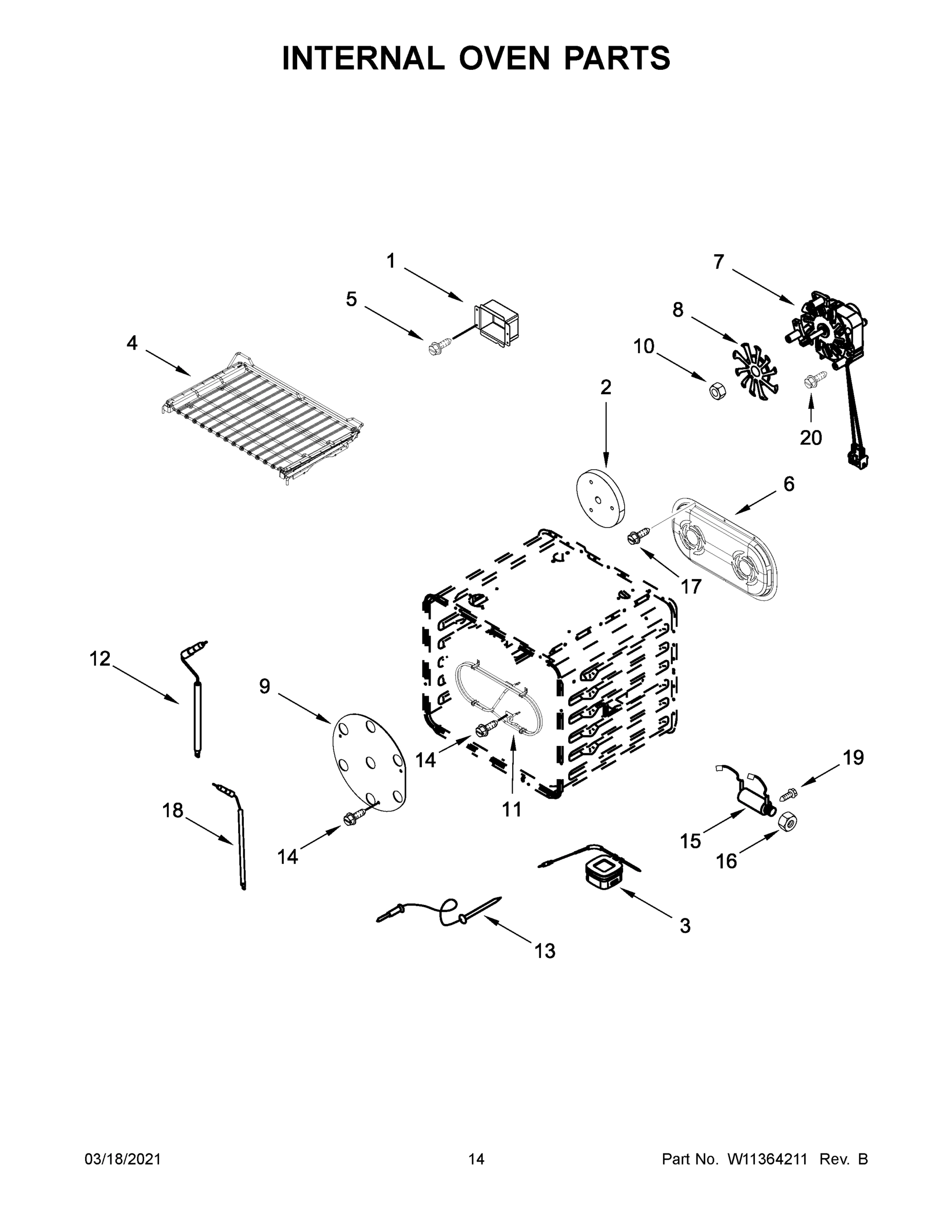08 - INTERNAL OVEN PARTS