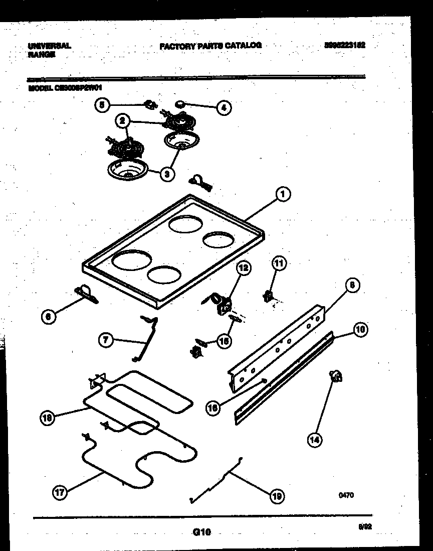04 - COOKTOP AND BROILER PARTS