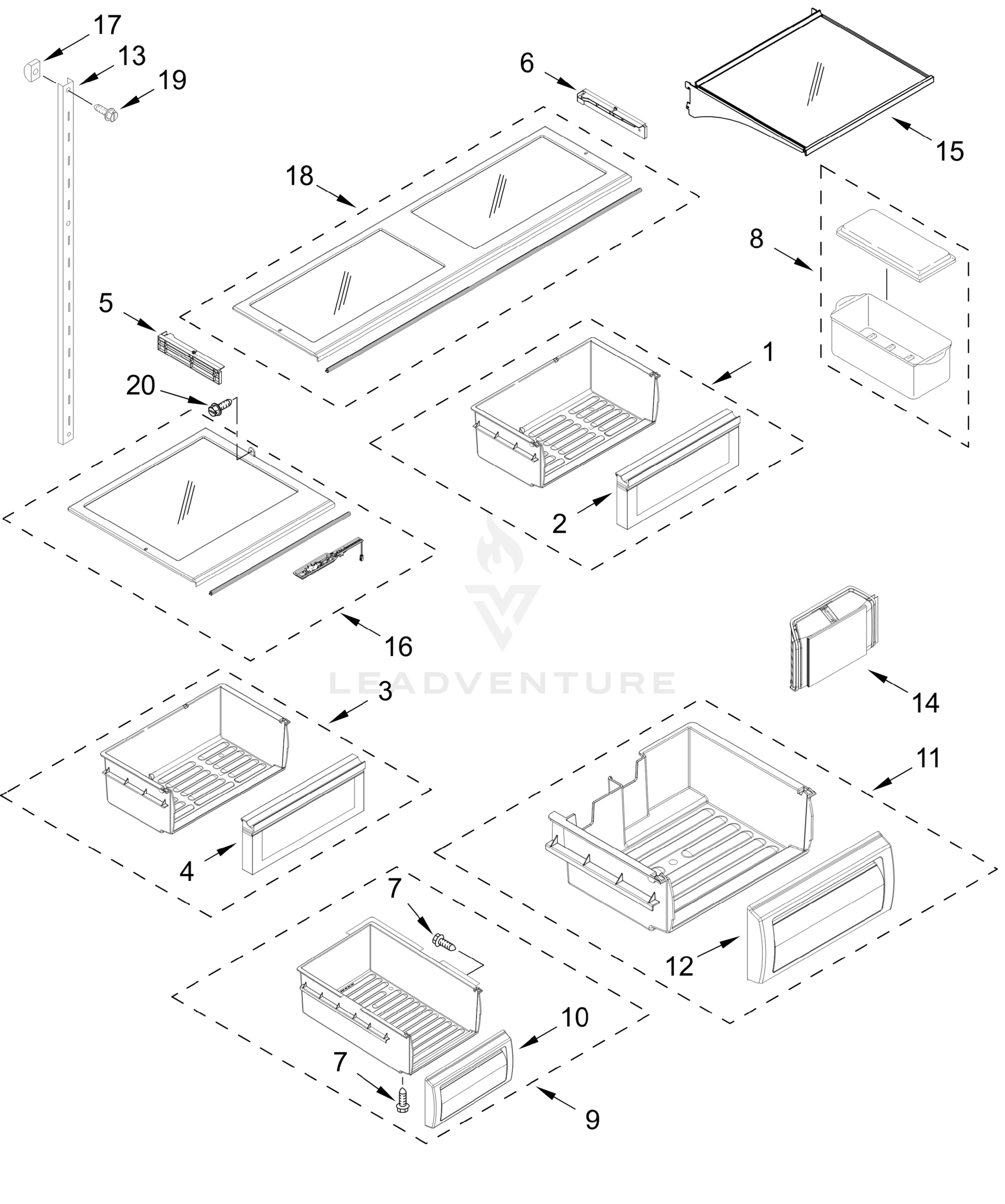 SHELF PARTS