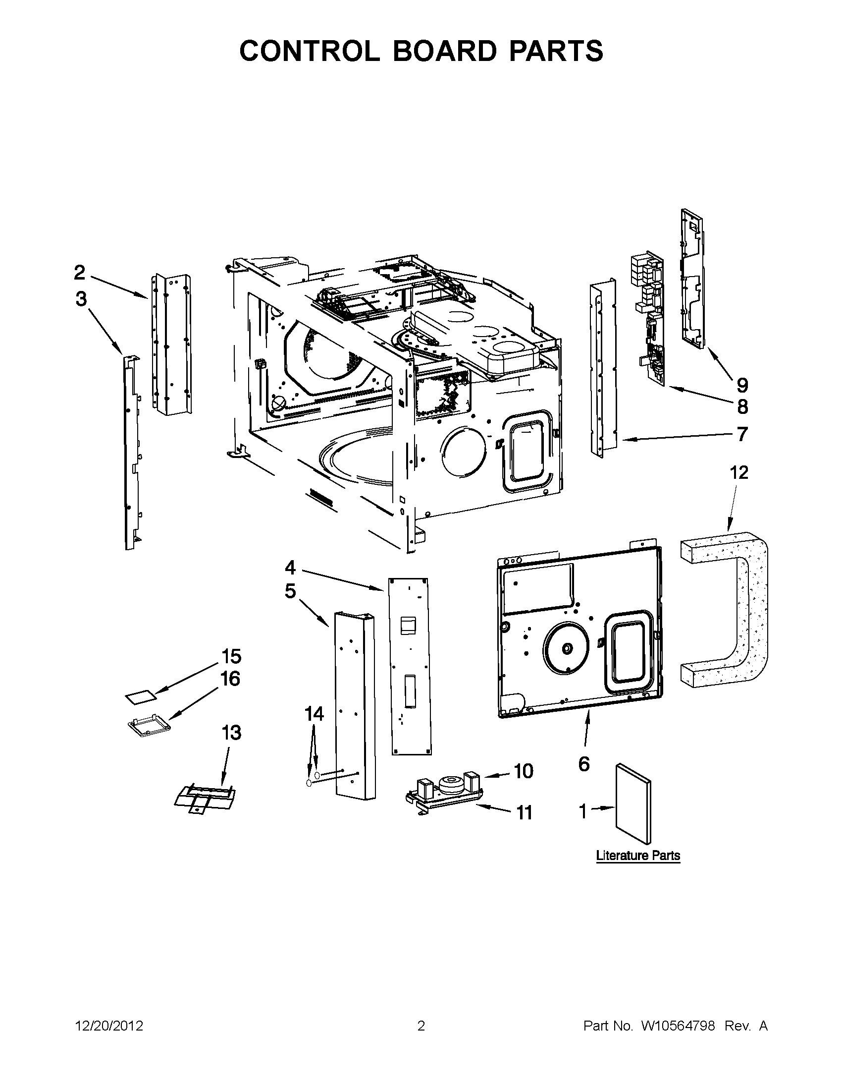 01 - CONTROL BOARD PARTS