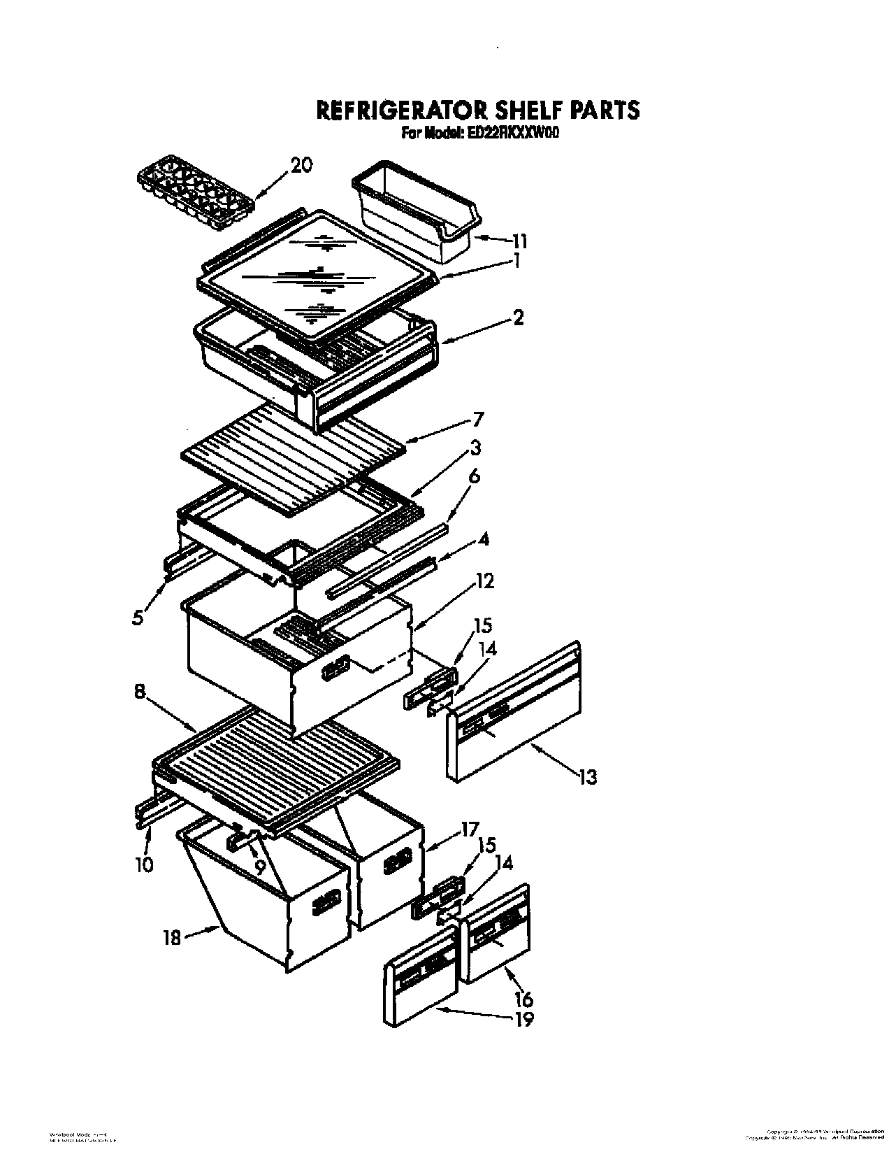 04 - REFRIGERATOR SHELF
