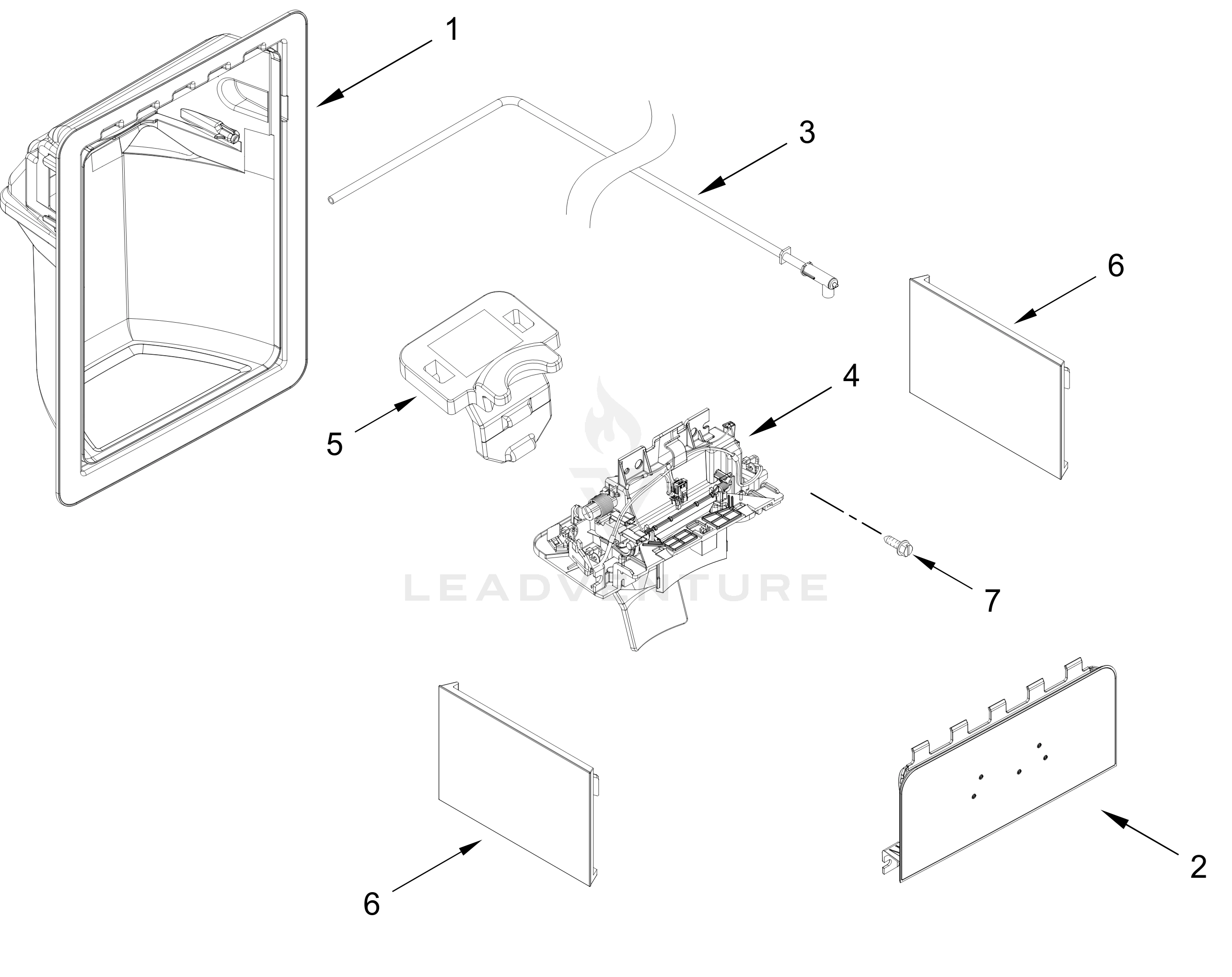 DISPENSER PARTS