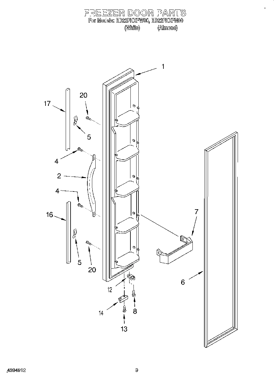 06 - FREEZER DOOR