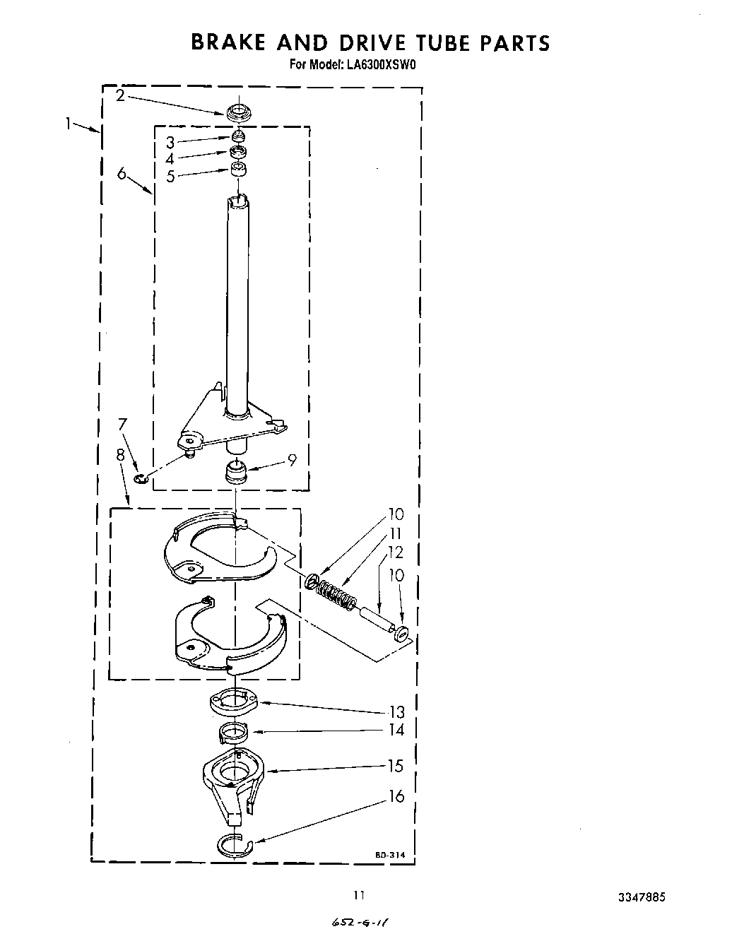 09 - BRAKE AND DRIVE TUBE