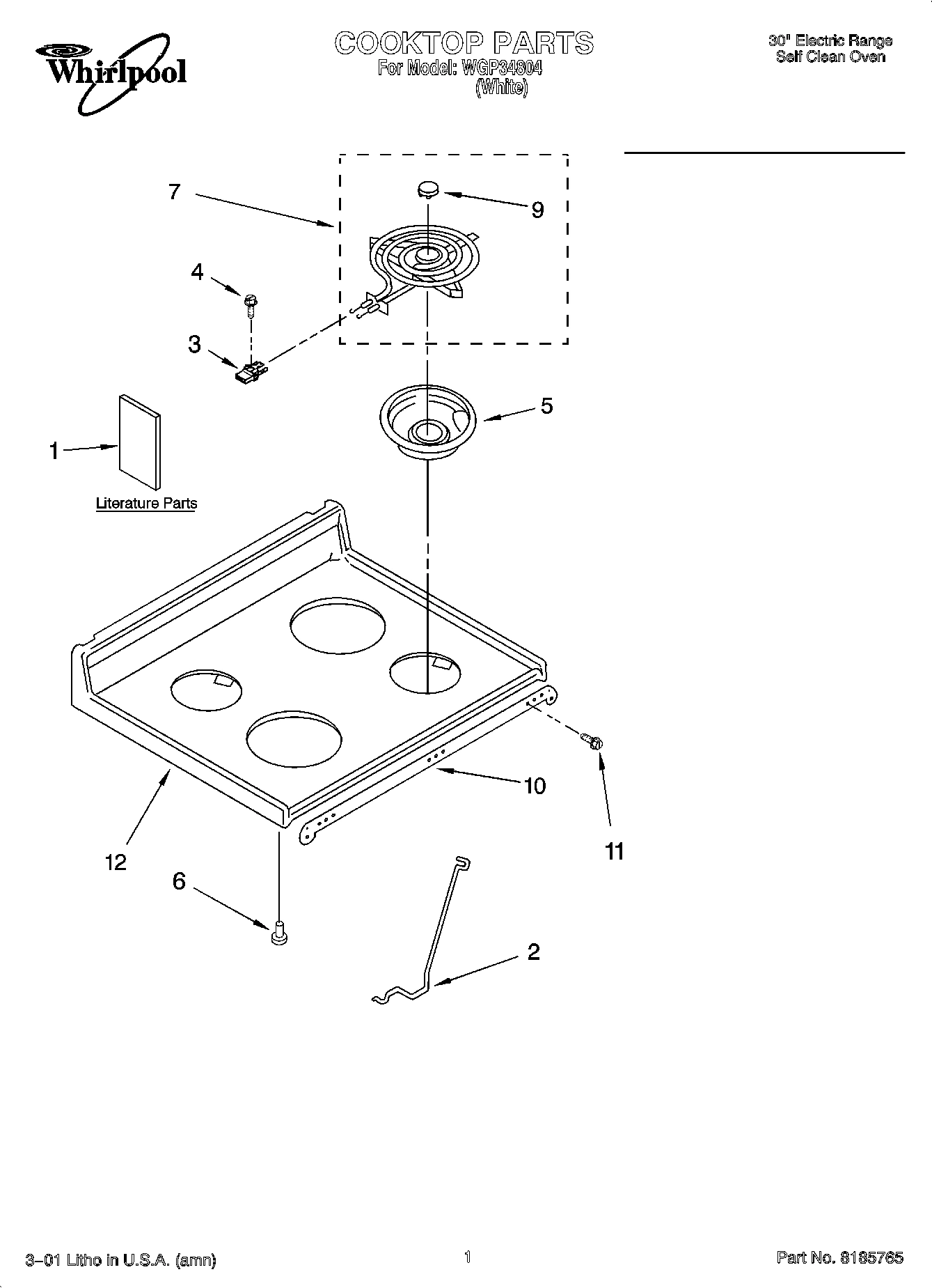 01 - COOKTOP PARTS