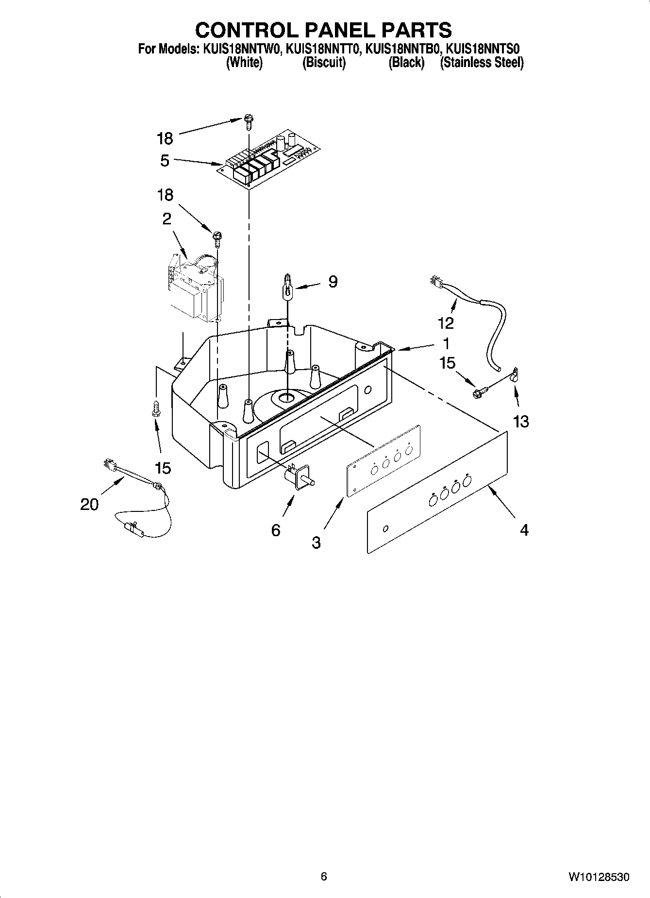 04 - CONTROL PANEL PARTS