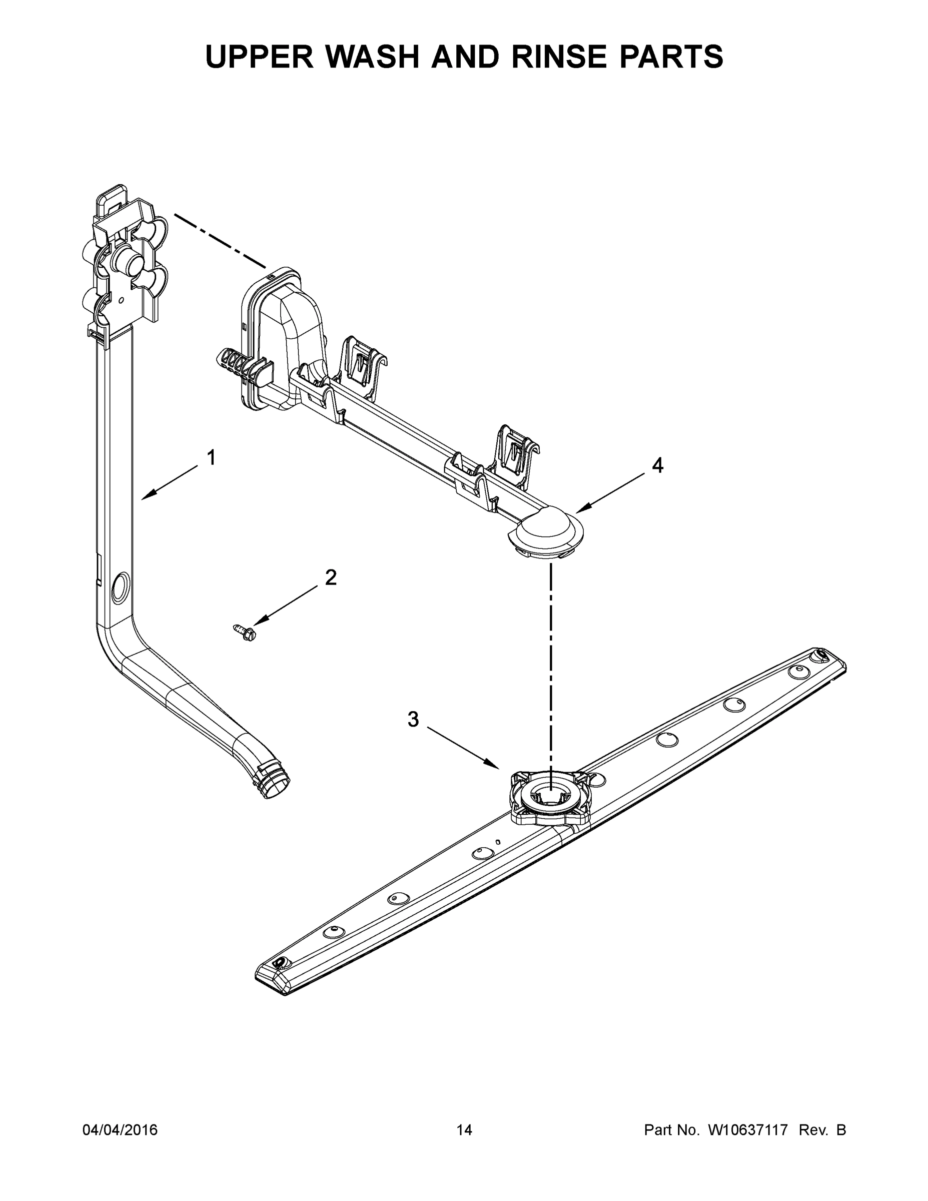 08 - UPPER WASH AND RINSE PARTS