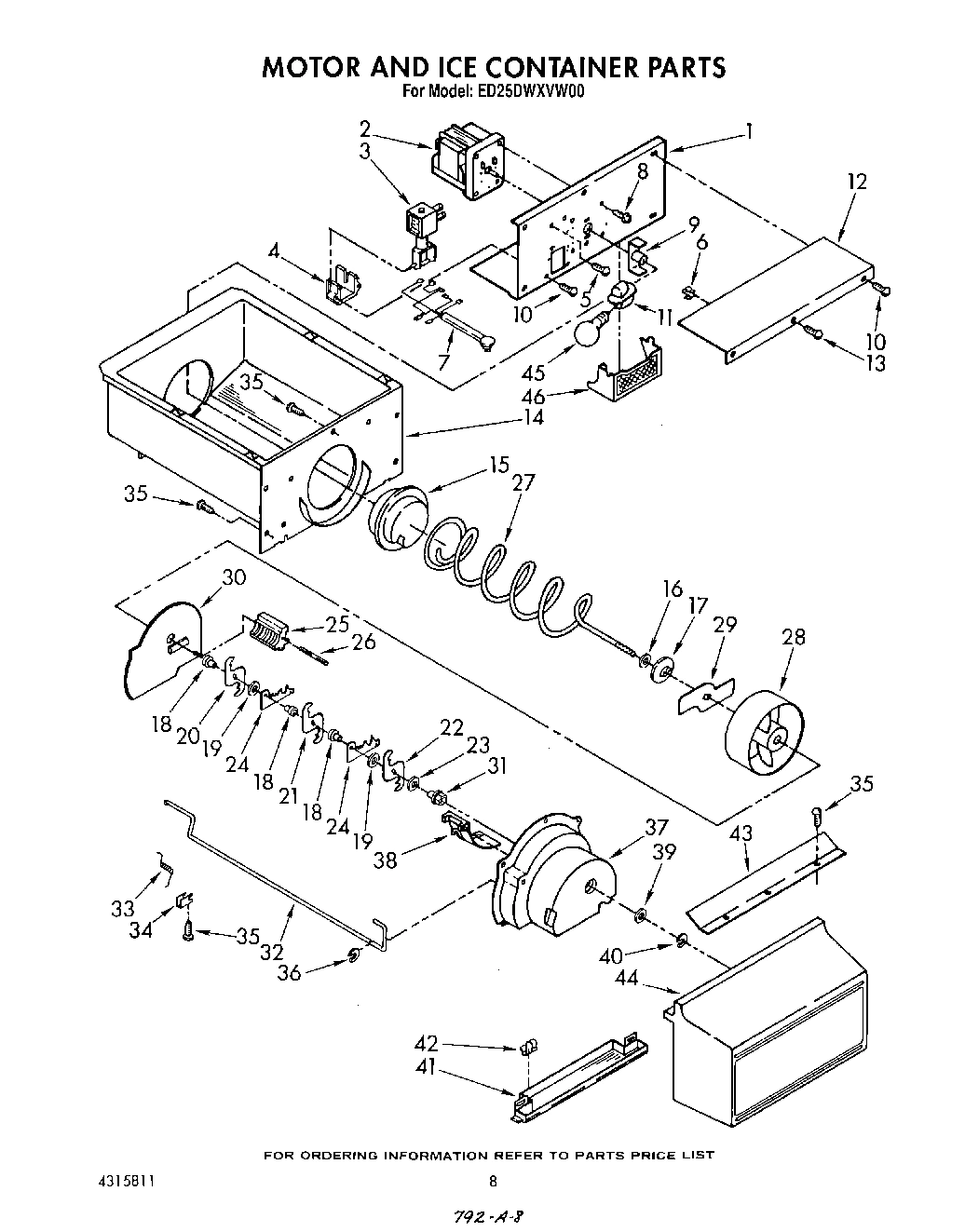 06 - MOTOR AND ICE CONTAINER