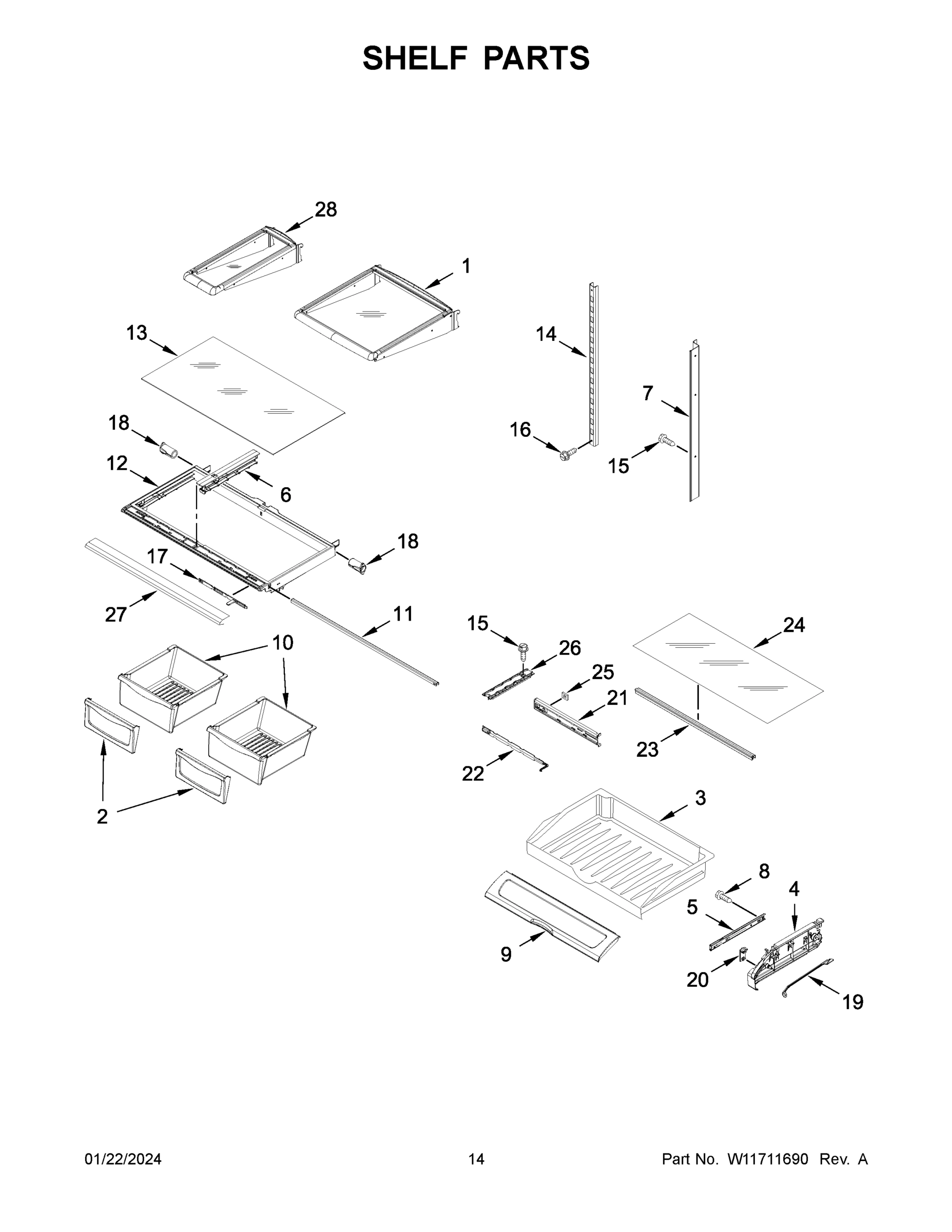 08 - SHELF PARTS