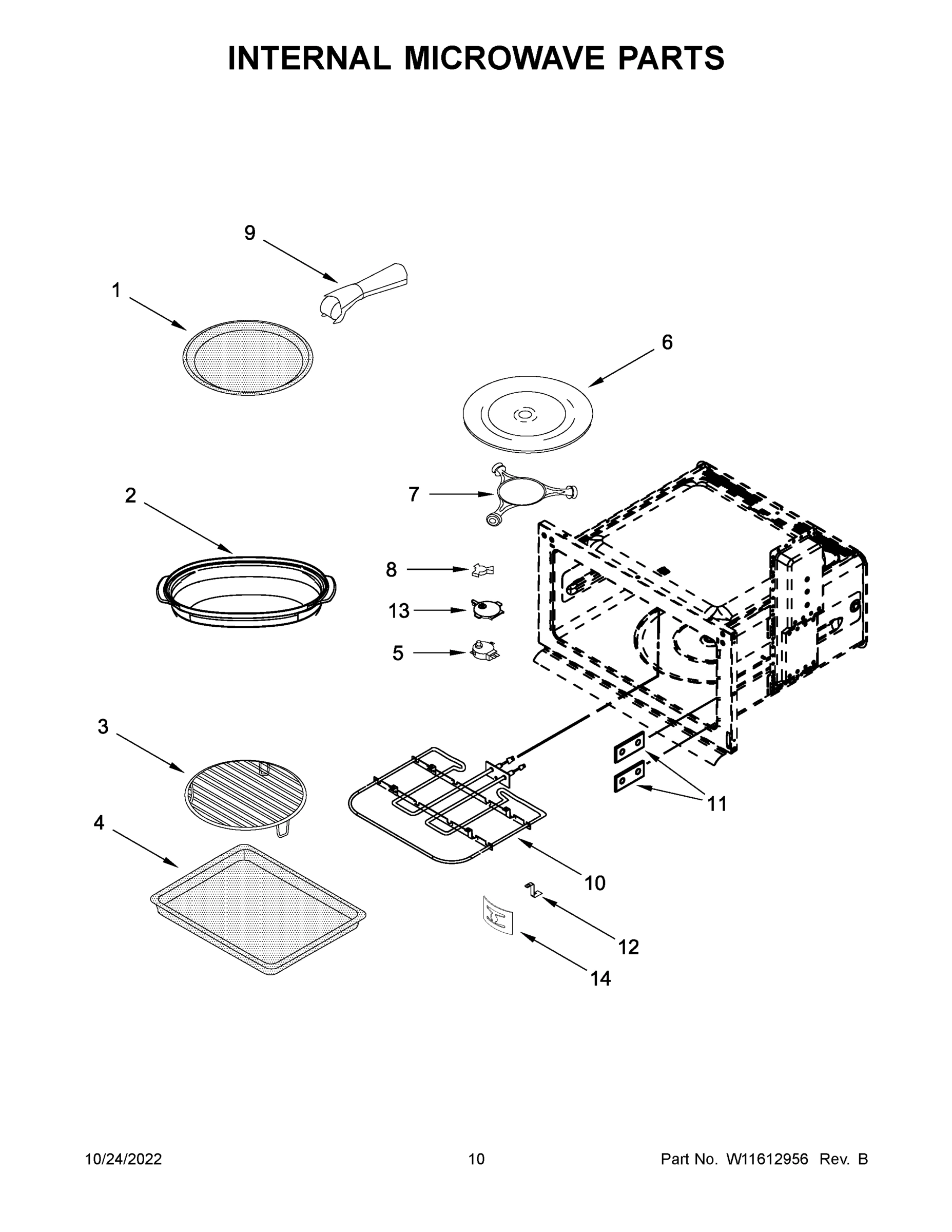 06 - INTERNAL MICROWAVE PARTS