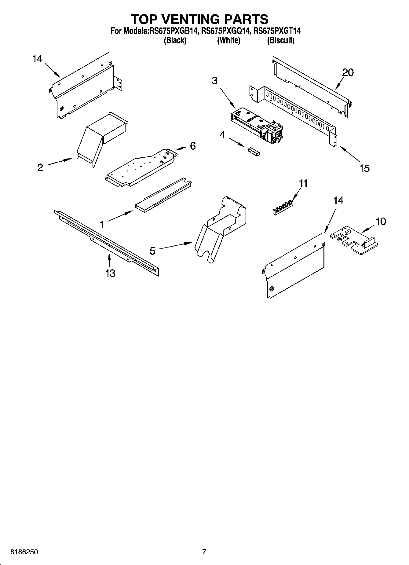 06 - TOP VENTING PARTS, OPTIONAL PARTS