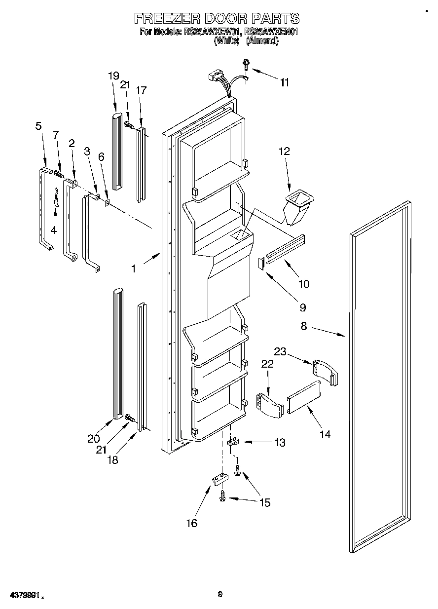 07 - FREEZER DOOR