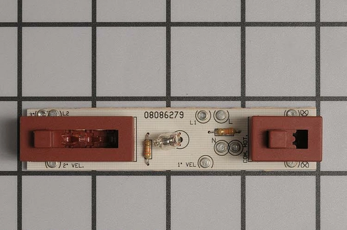 SB08086279 Broan Range Fan/Light Switch Assem