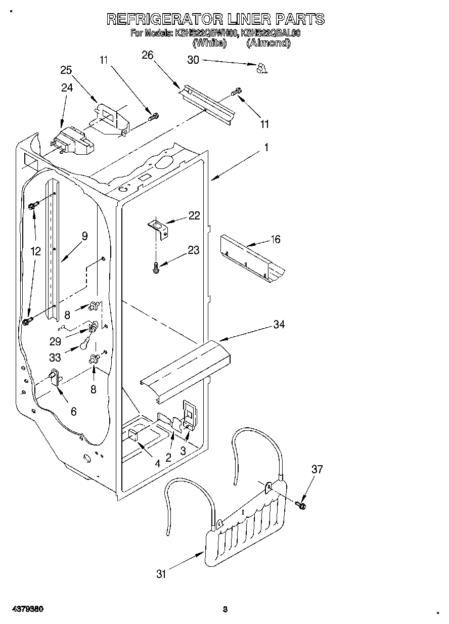 02 - REFRIGERATOR LINER