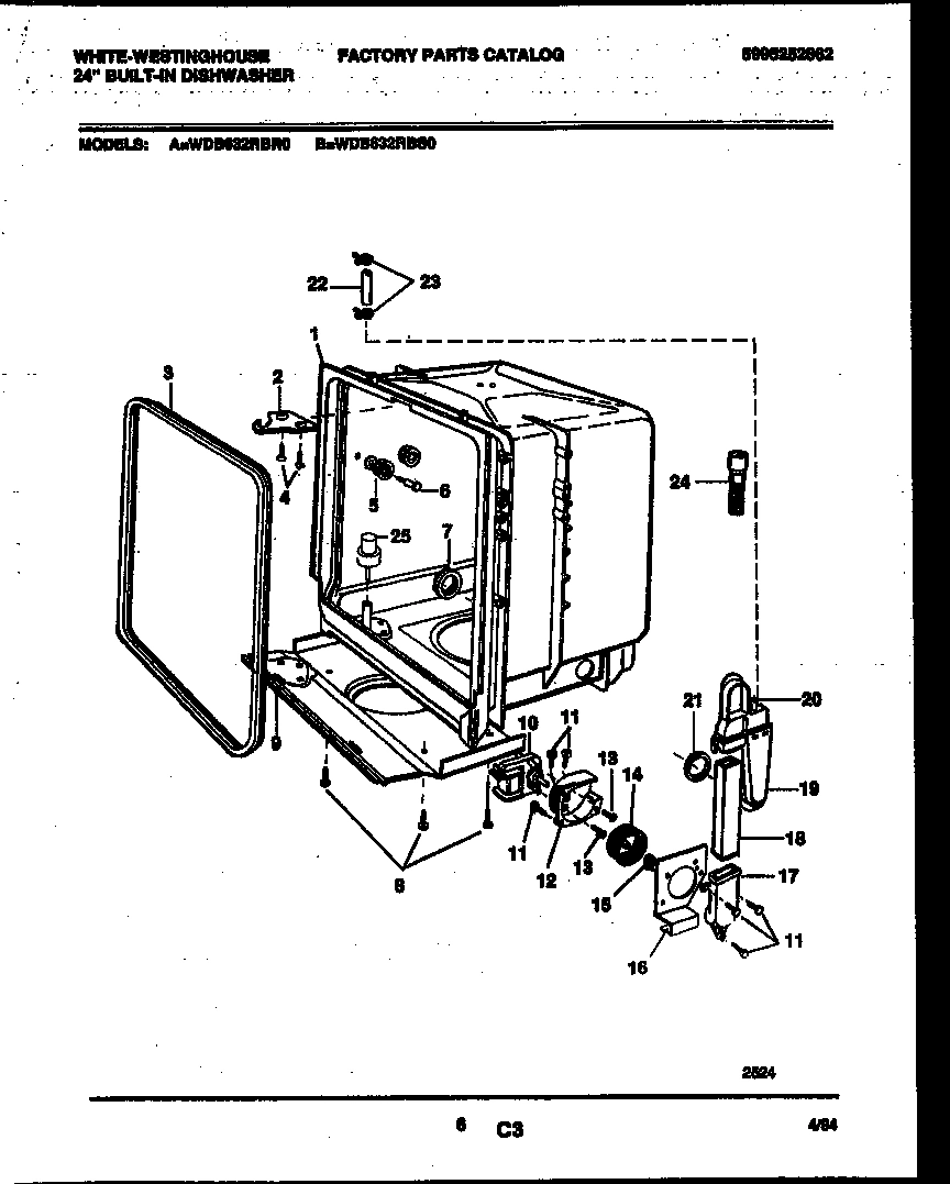 05 - TUB AND FRAME PARTS