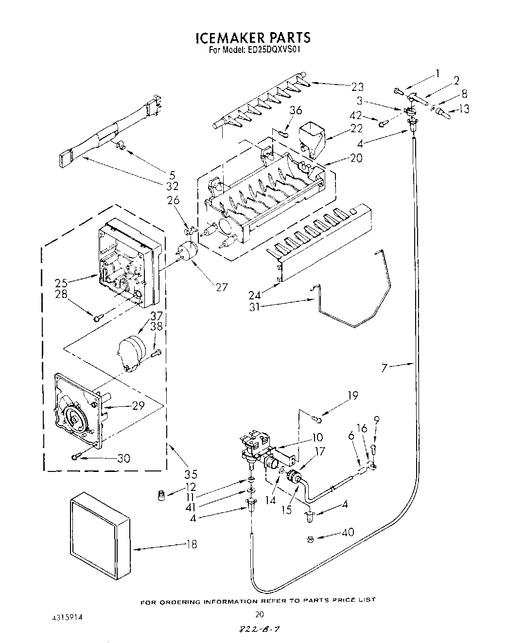 13 - ICE MAKER , NOT ILLUSTRATED