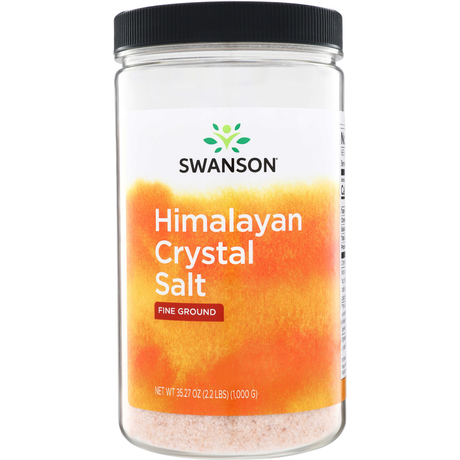 Swanson Vitamins Himalayan Crystal Salt - Fine Ground Vitamin | 35.27 oz Salt