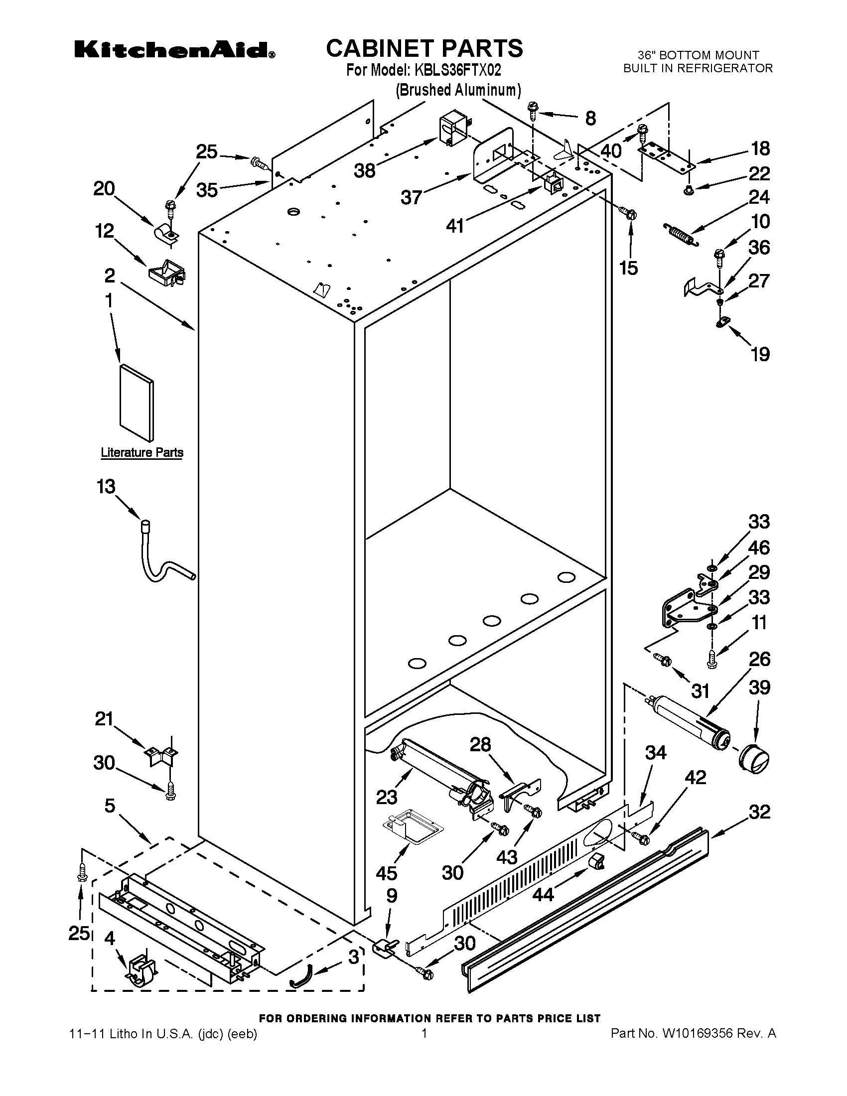 01 - CABINET PARTS