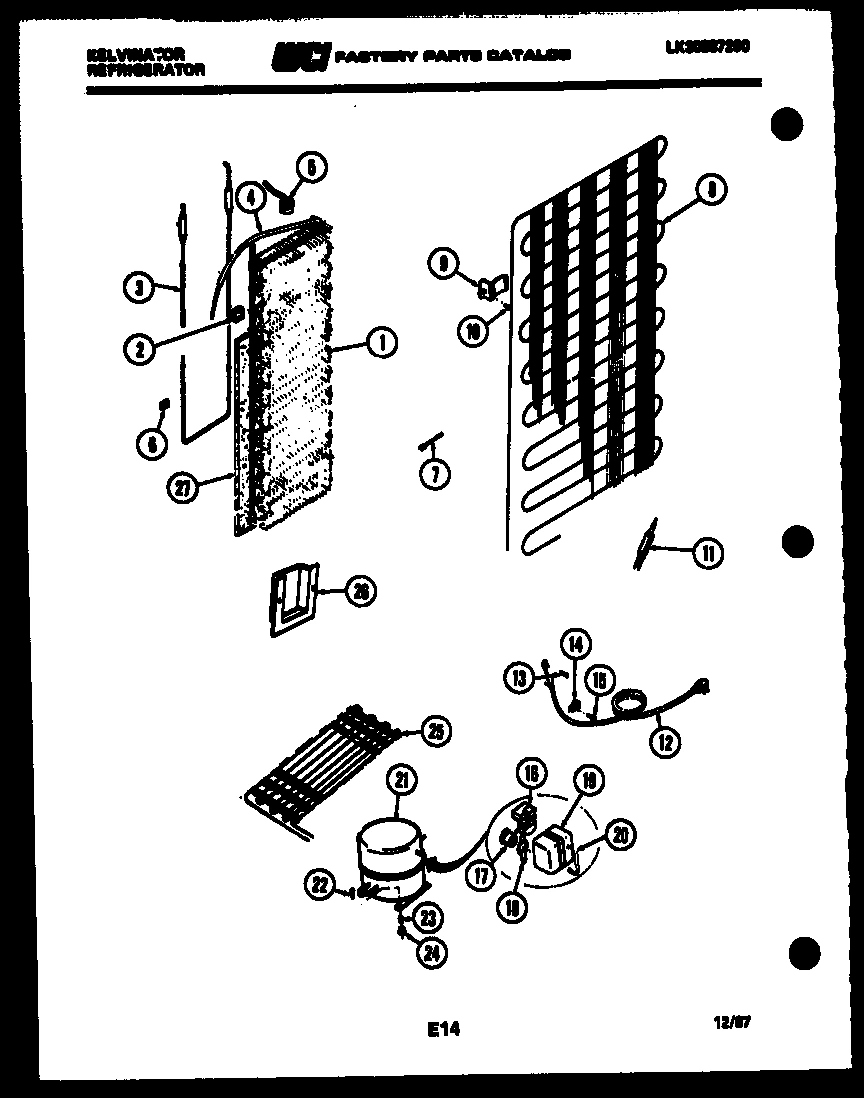 07 - SYSTEM AND AUTOMATIC DEFROST PARTS