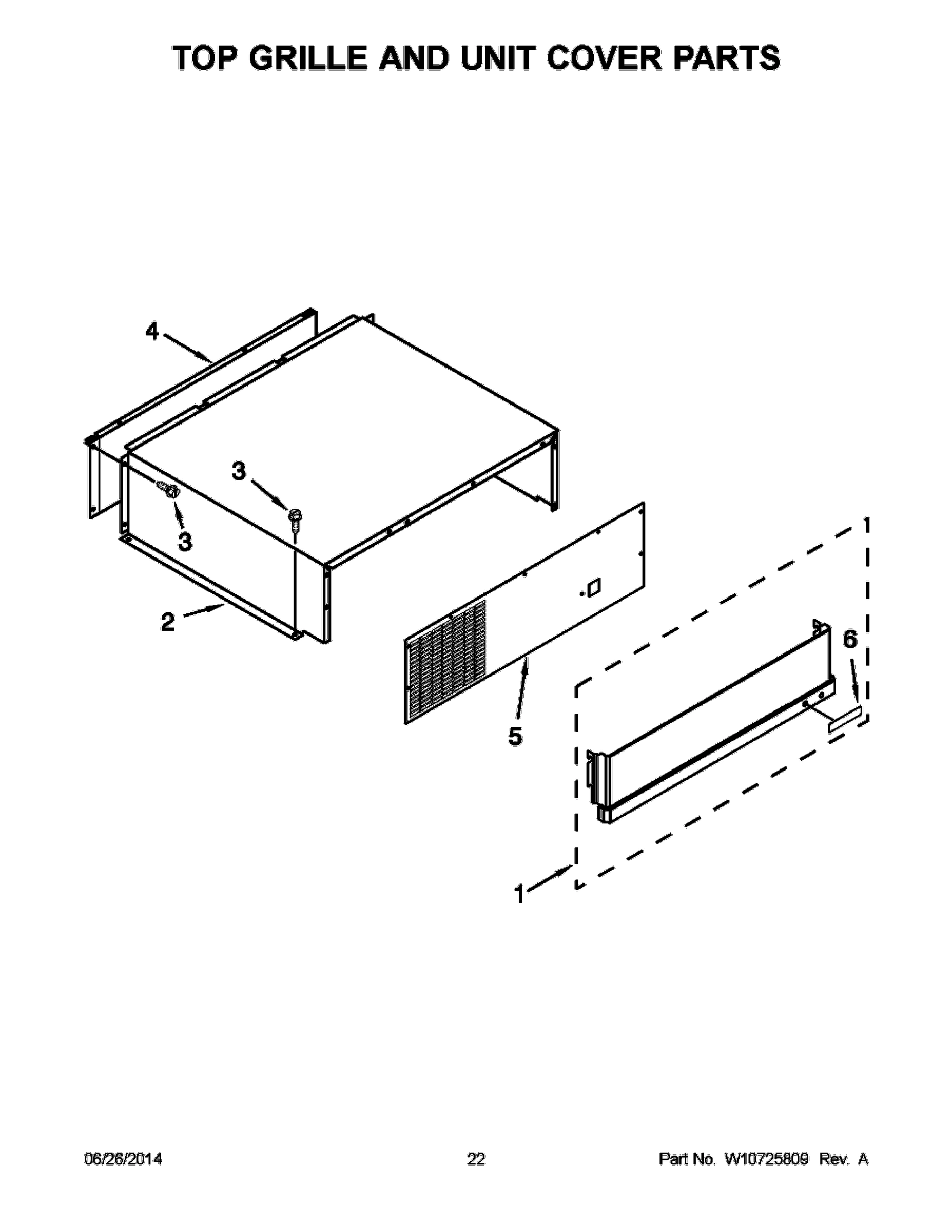 12 - TOP GRILLE AND UNIT COVER PARTS