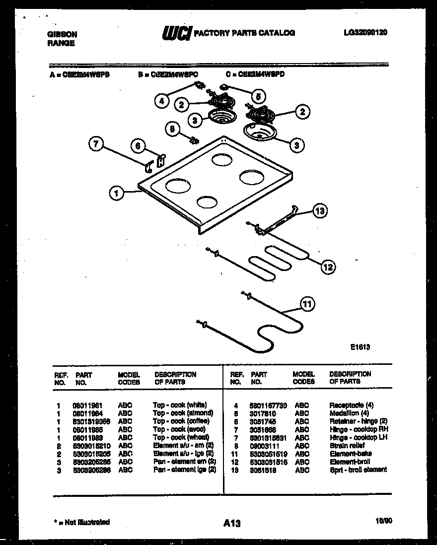 05 - COOKTOP AND BROILER PARTS