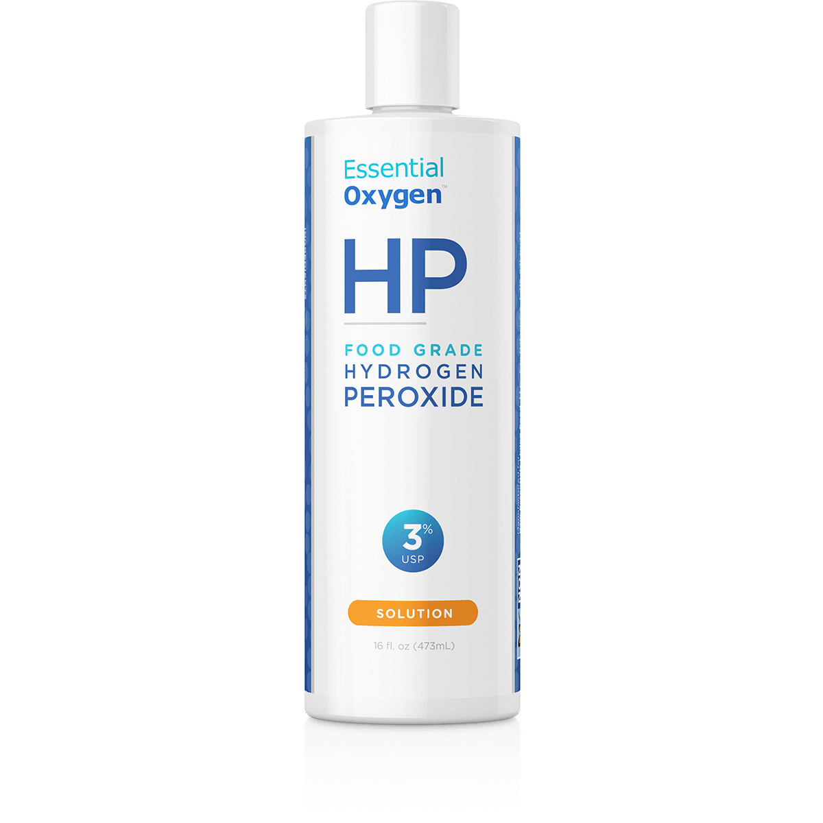 Essential Oxygen Food Grade Hydrogen Peroxide - 3% Solution | 16 fl oz Liquid