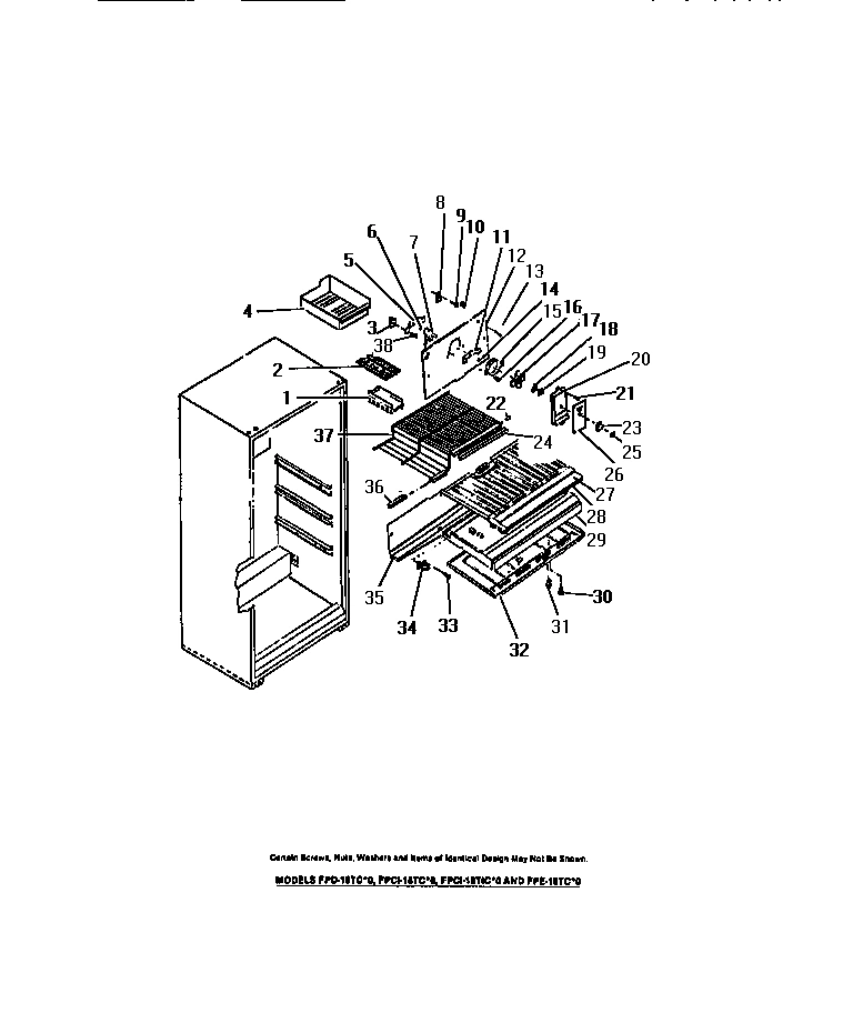 10 - INTERIOR FREEZER COMPARTMENT