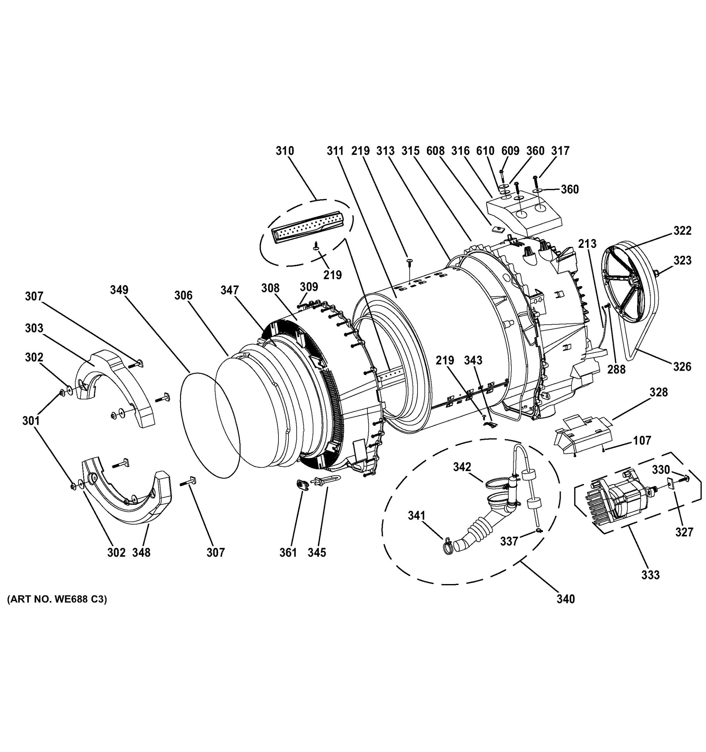 TUB & MOTOR