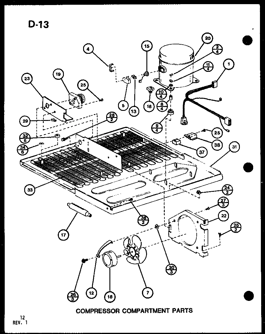01 - COMPRESSOR COMPARTMENT PARTS