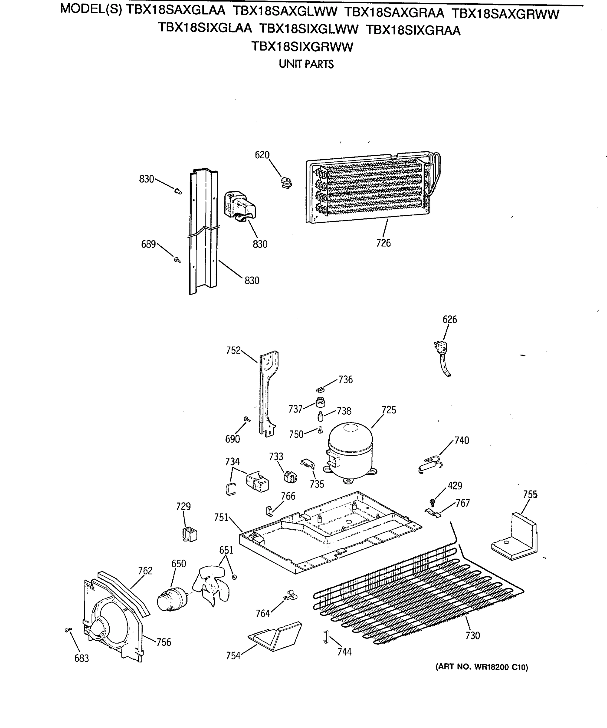 UNIT PARTS