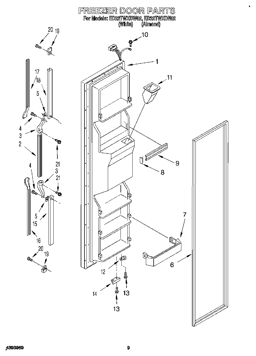 07 - FREEZER DOOR