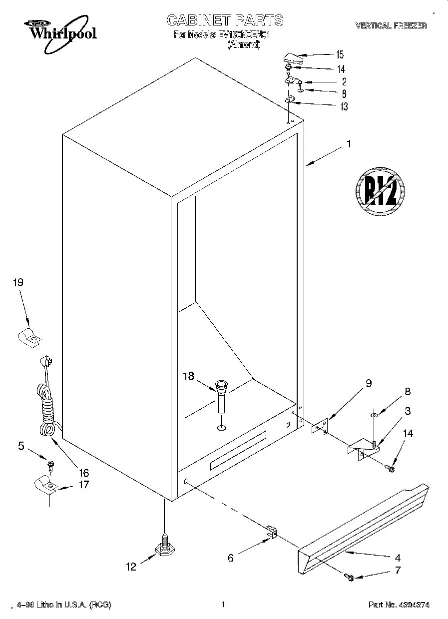 01 - CABINET, LIT/OPTIONAL