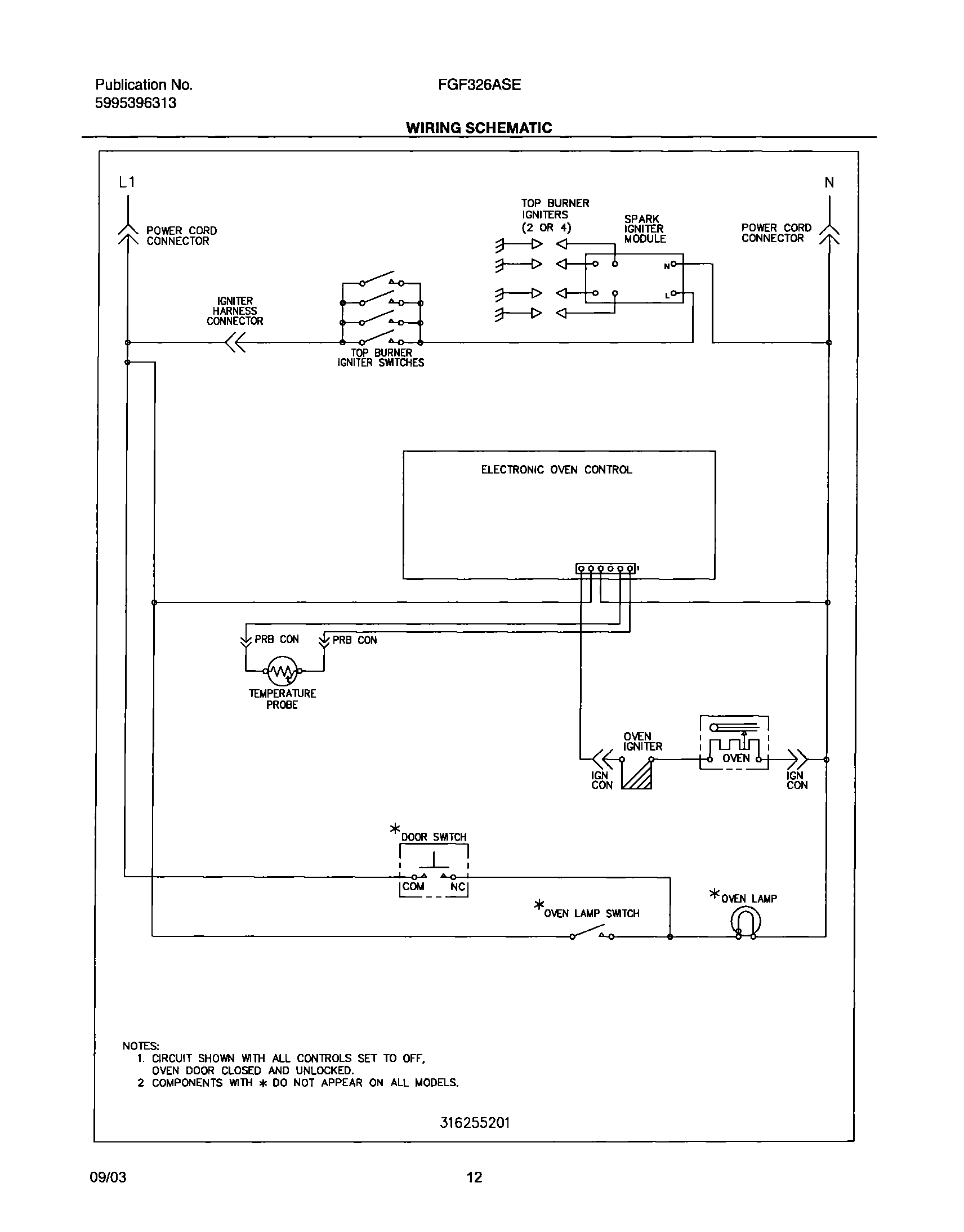 12 - WIRING SCHEMATIC