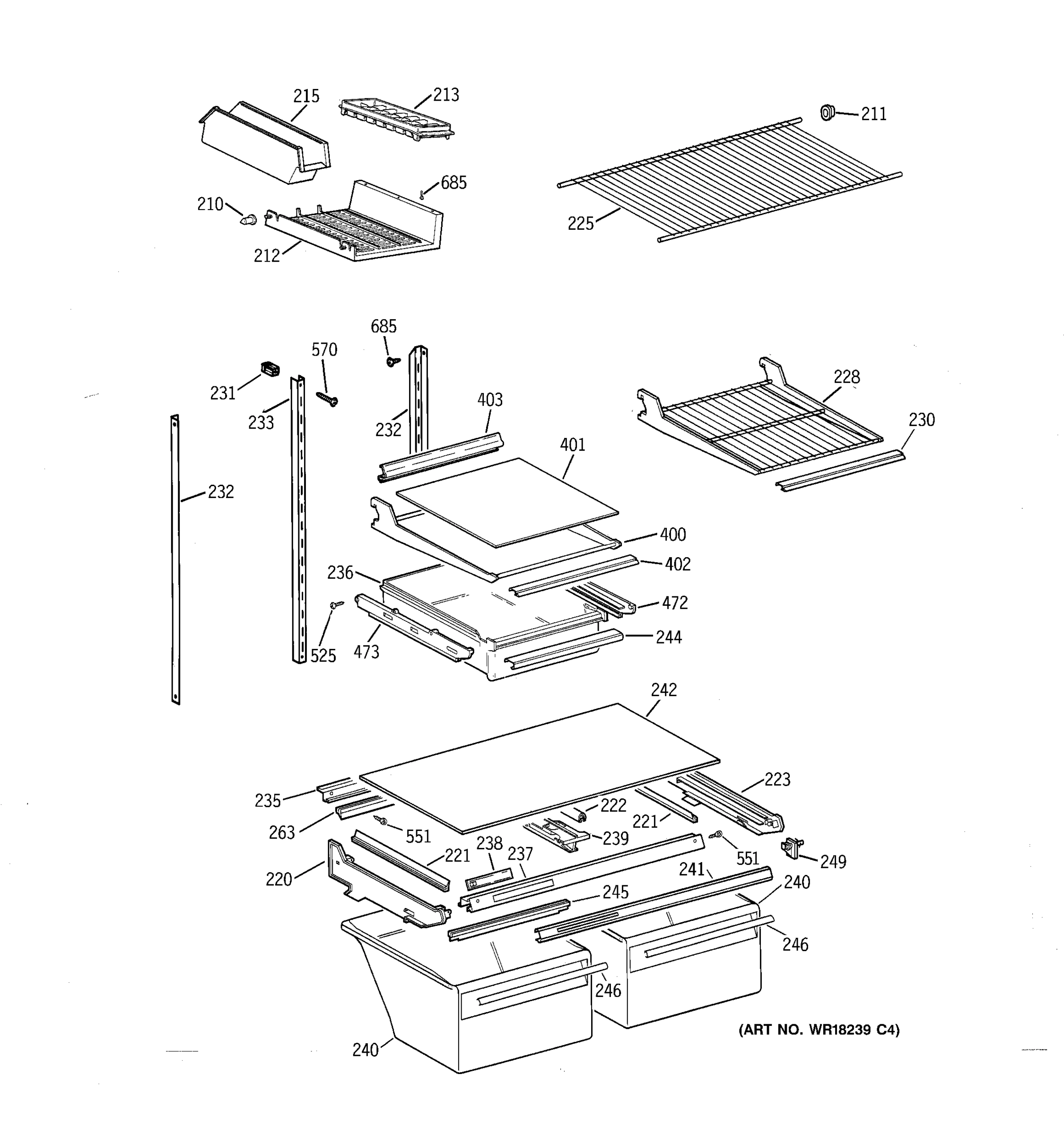 SHELF PARTS