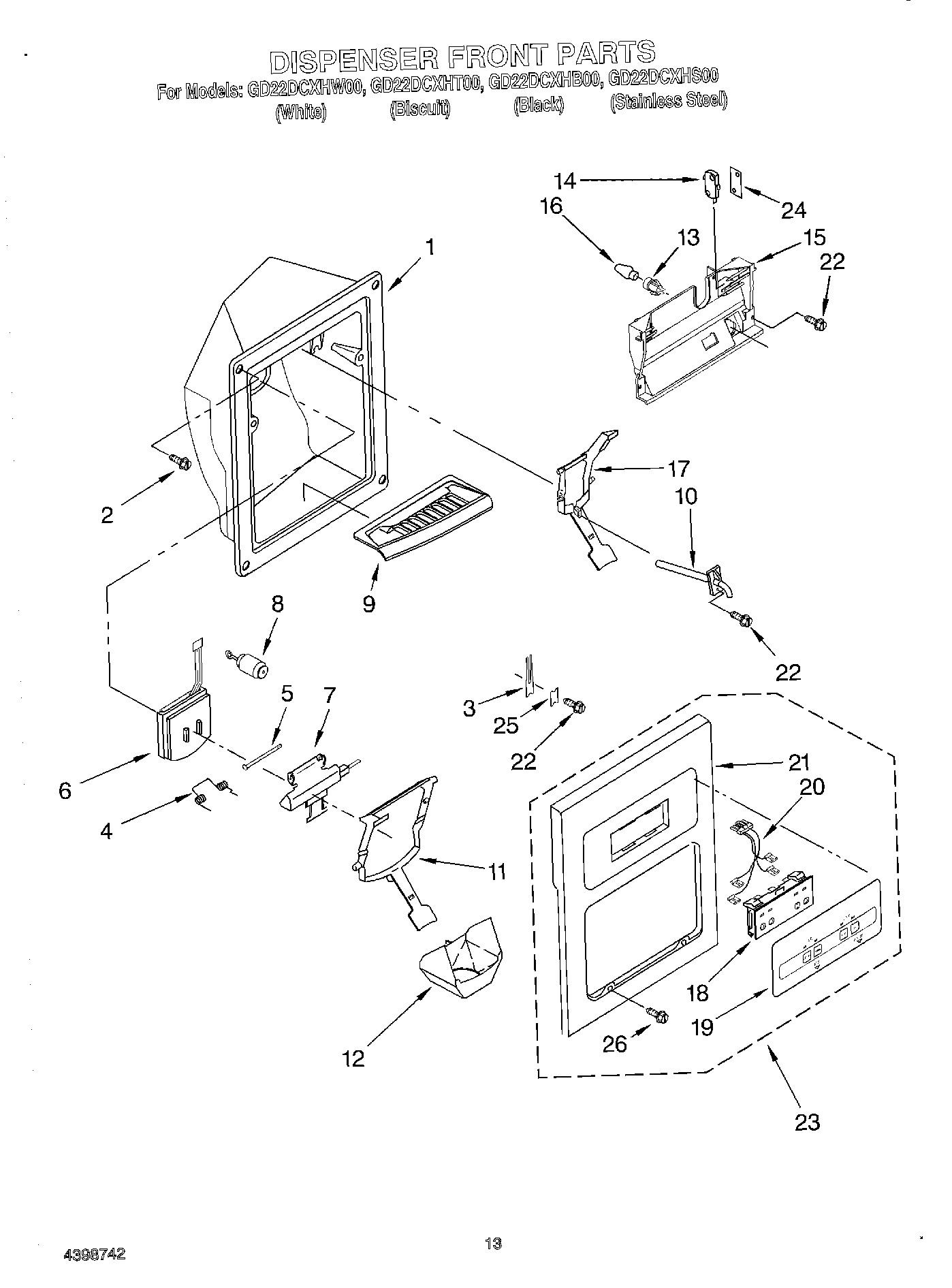 09 - DISPENSER FRONT