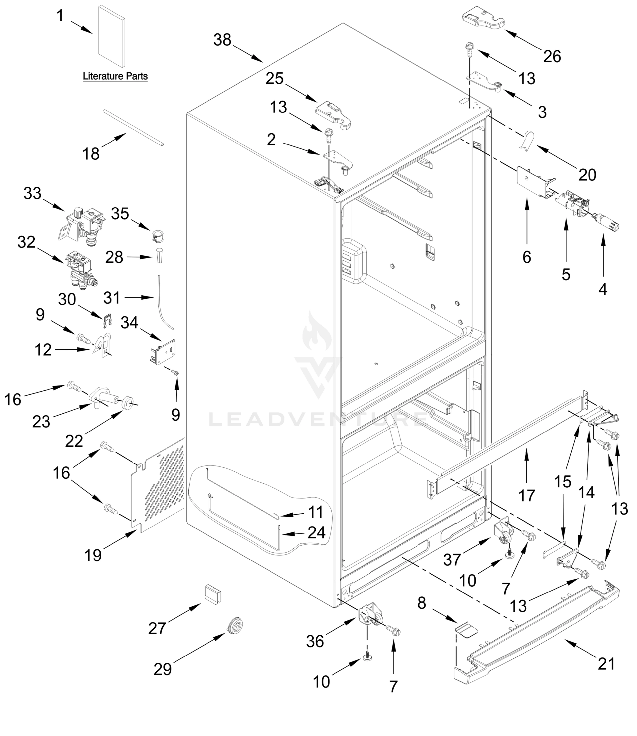 CABINET PARTS