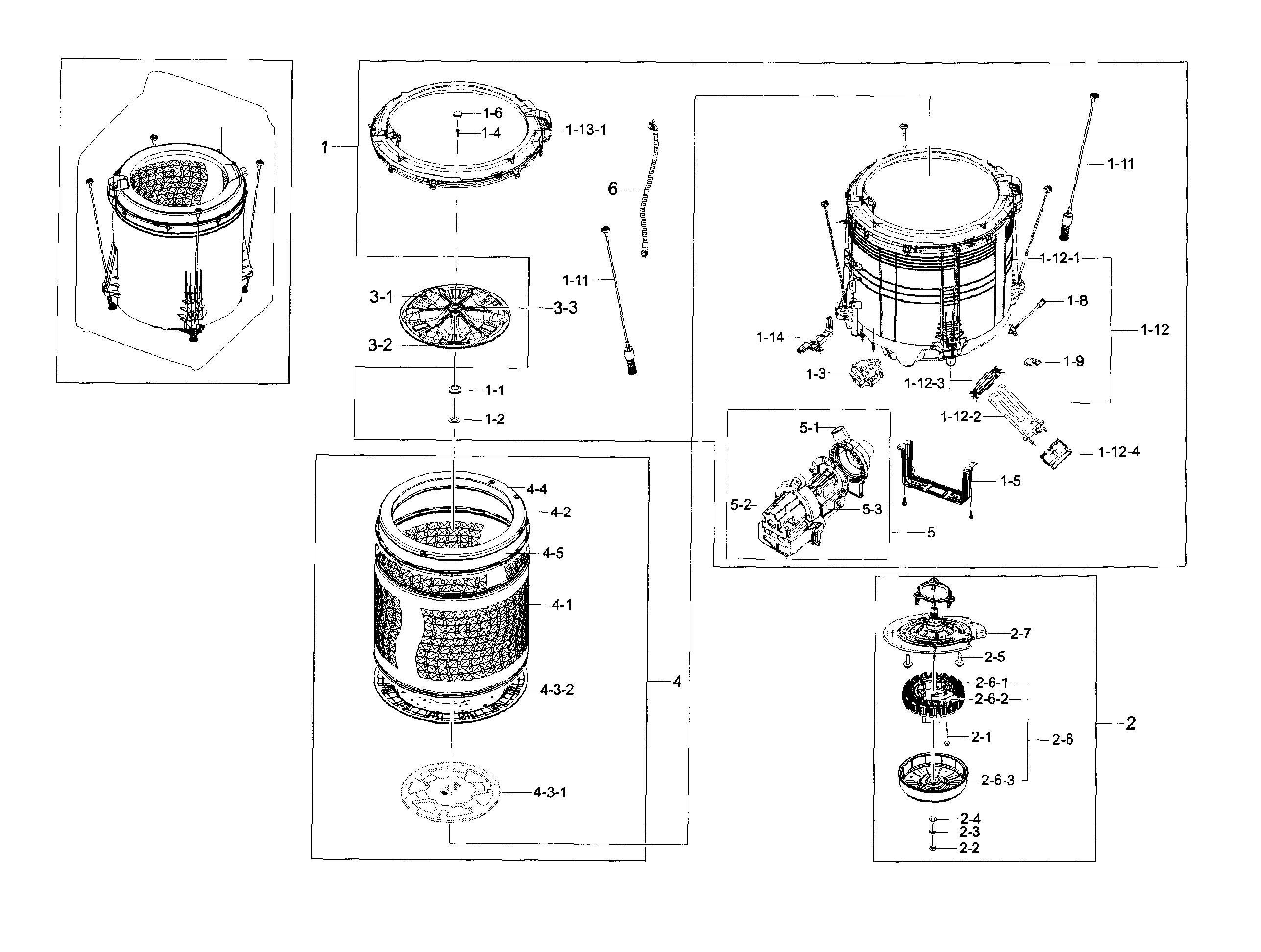 TUB PARTS