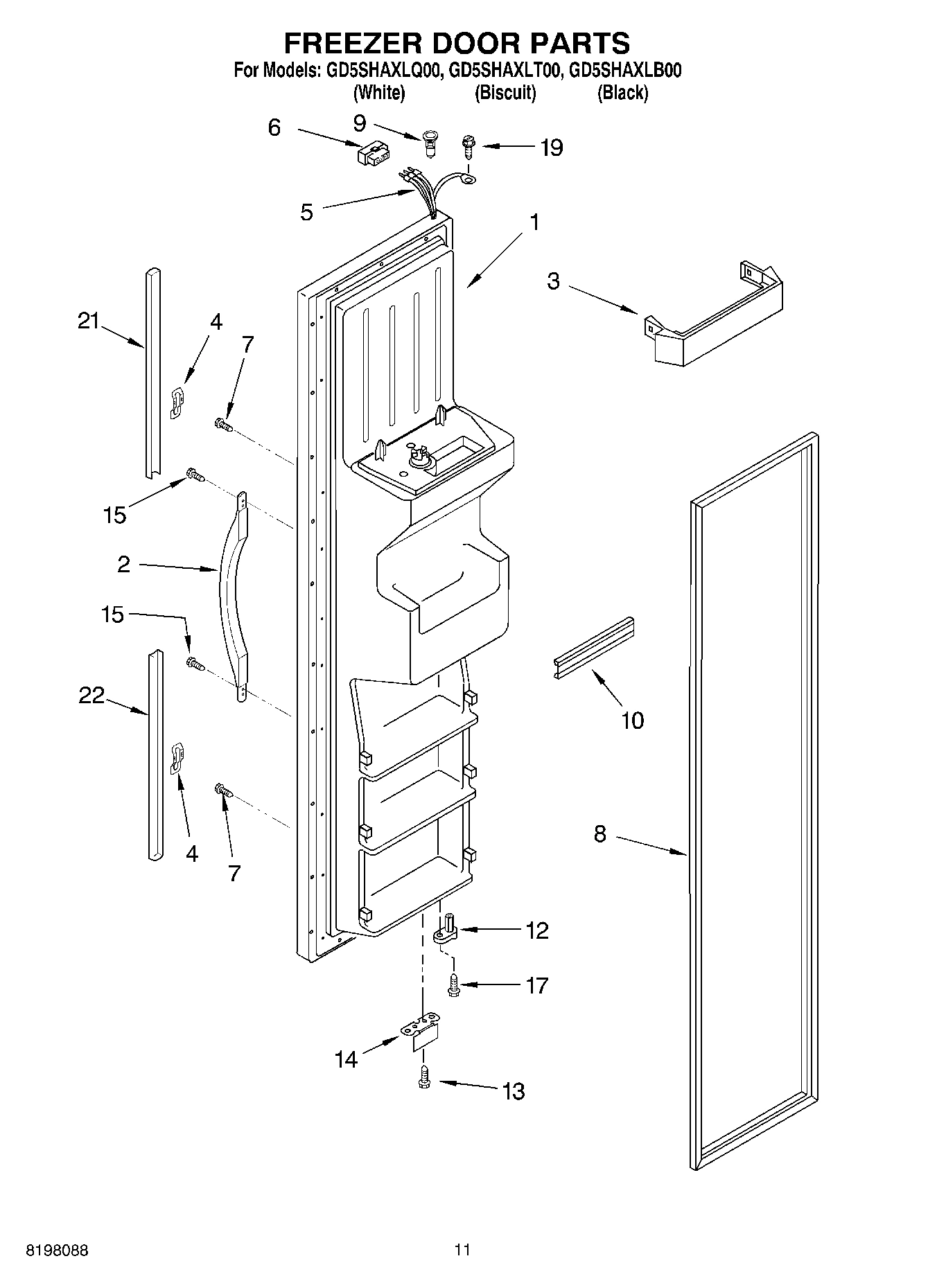 07 - FREEZER DOOR