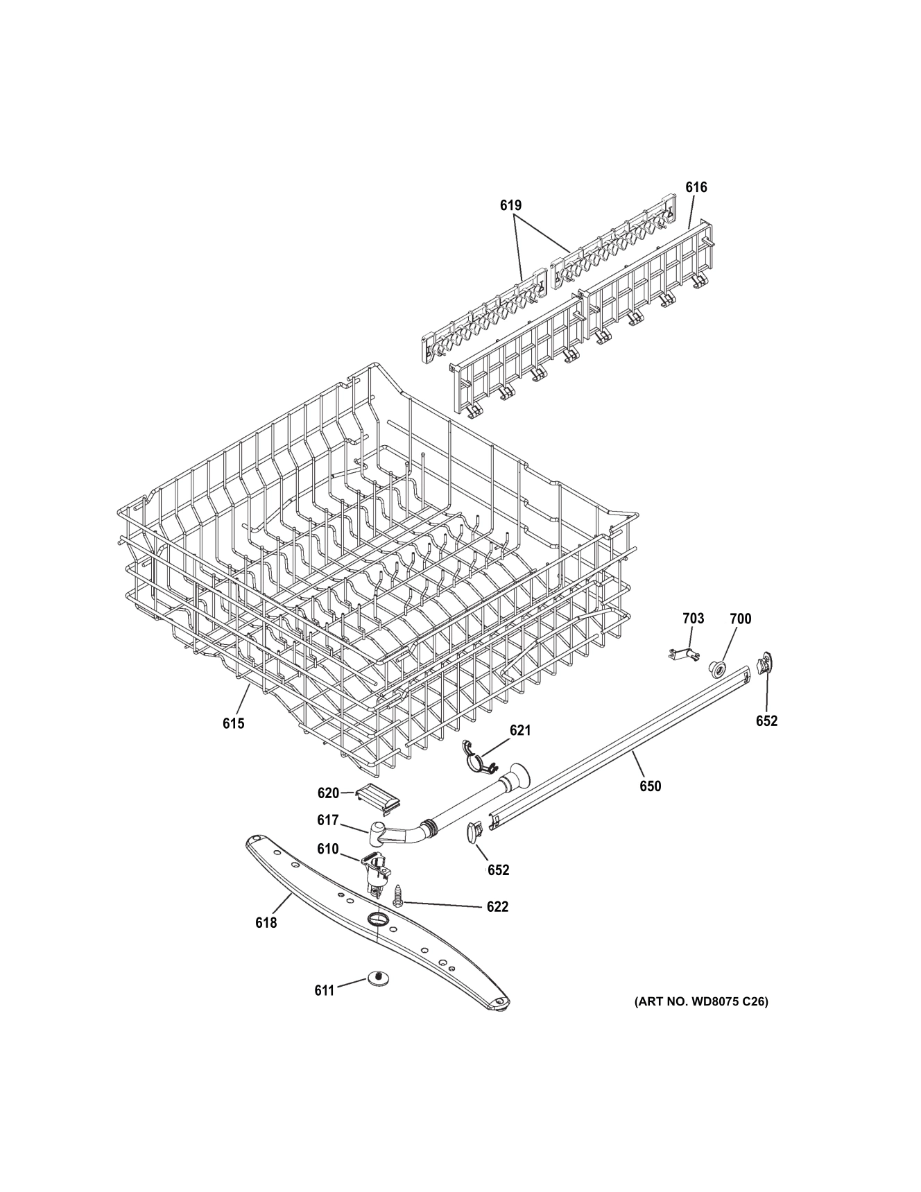 UPPER RACK ASSEMBLY