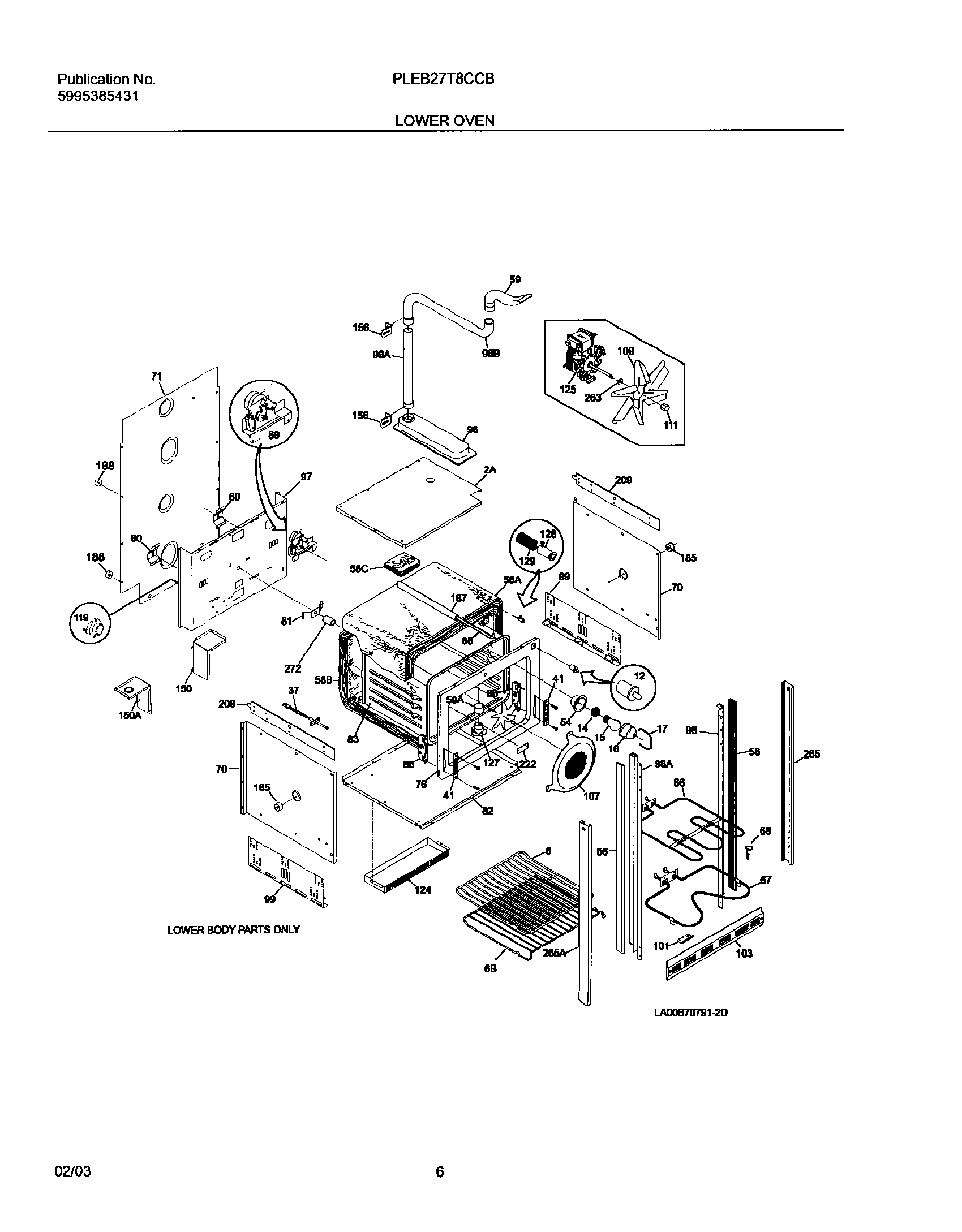 07 - LOWER OVEN BODY