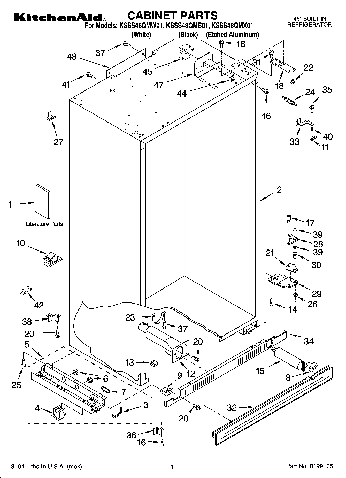01 - CABINET PARTS