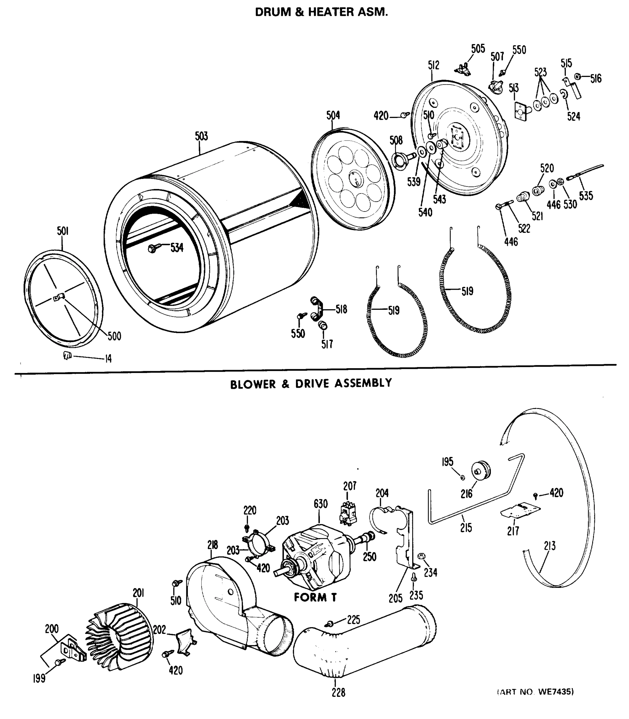 DRUM & HEATER ASM.