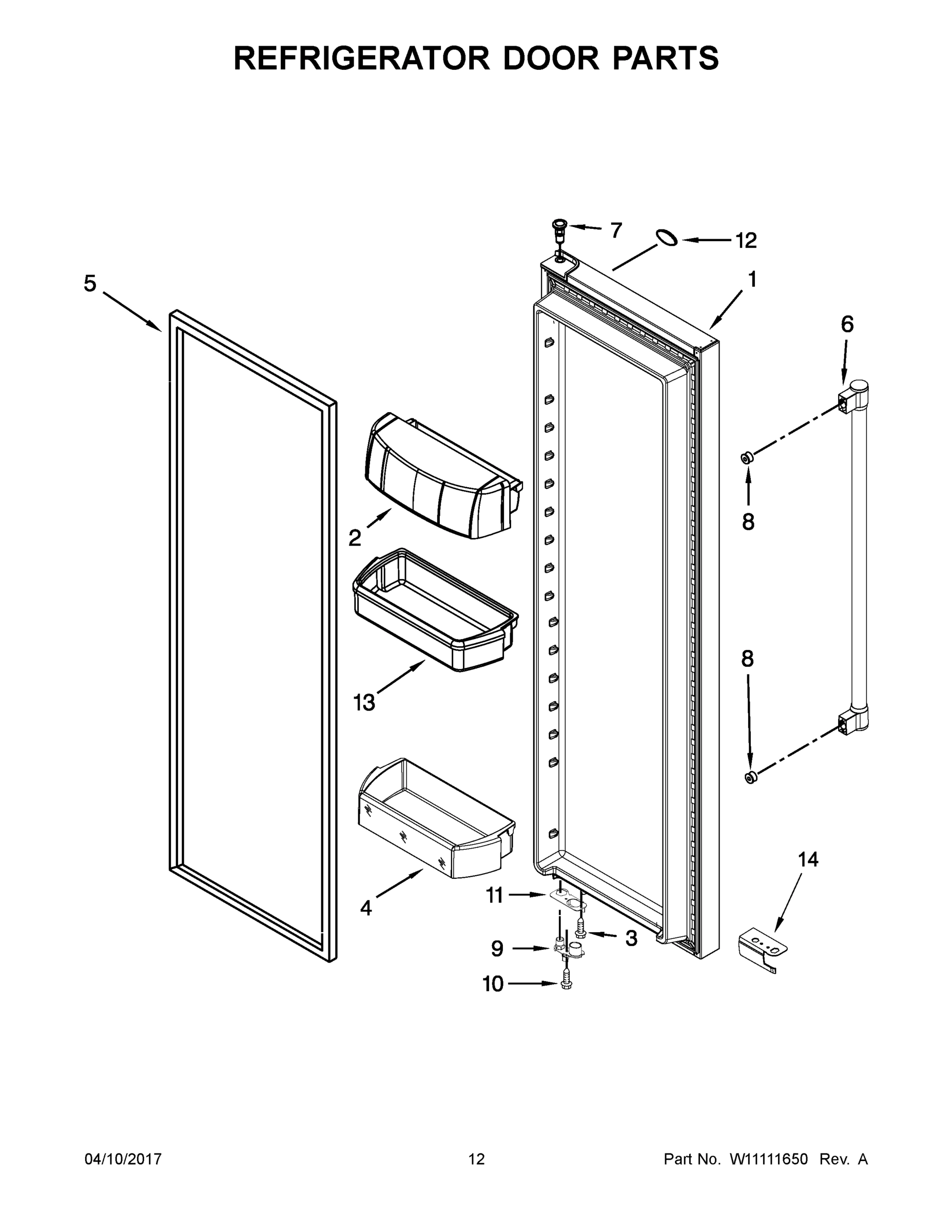 07 - REFRIGERATOR DOOR PARTS