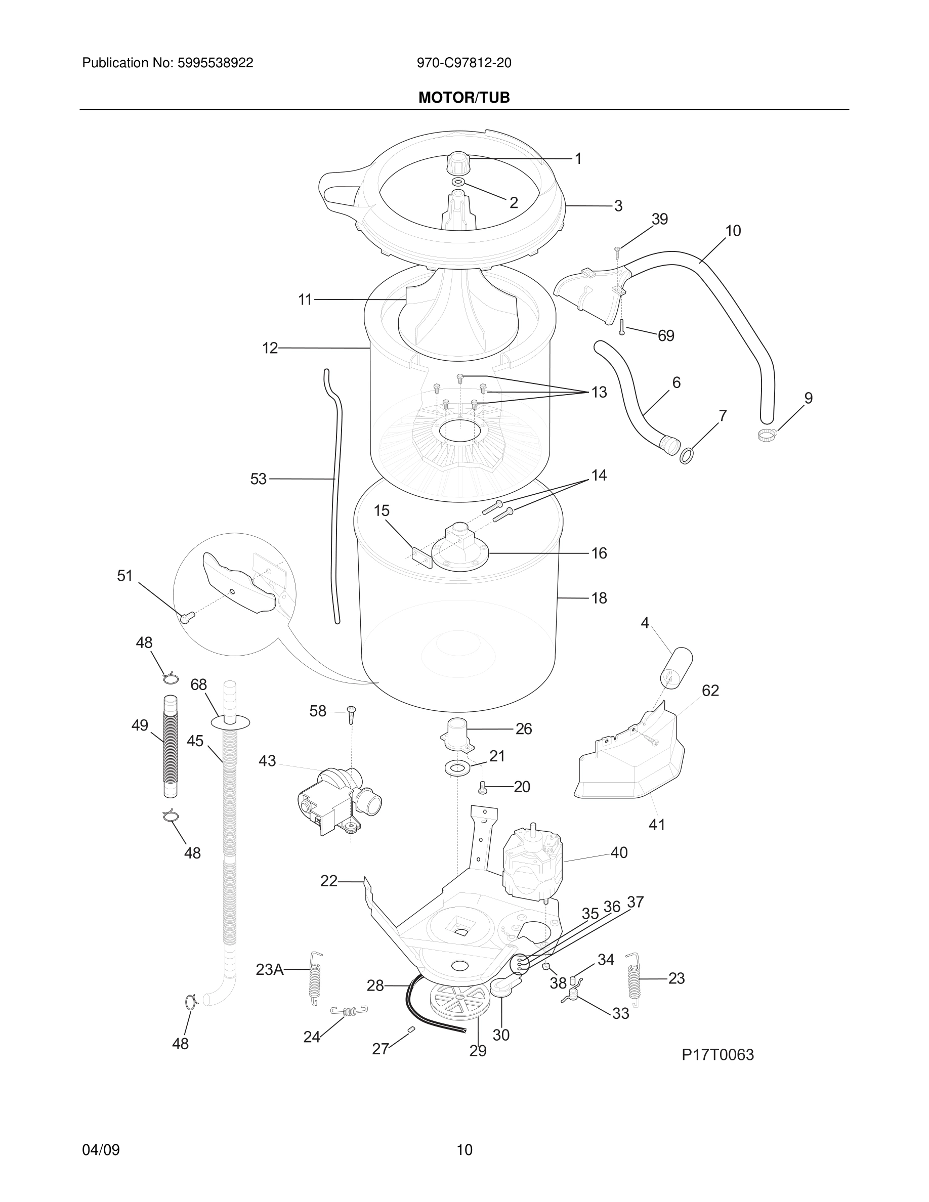 11 - MOTOR/TUB