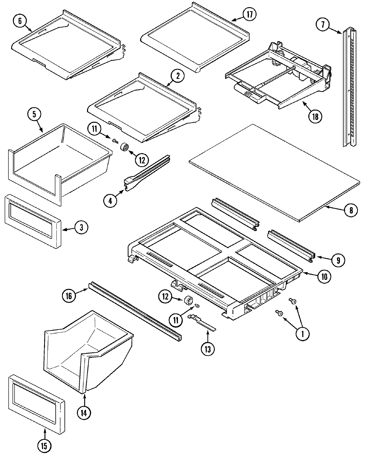 11 - SHELVES & ACCESSORIES