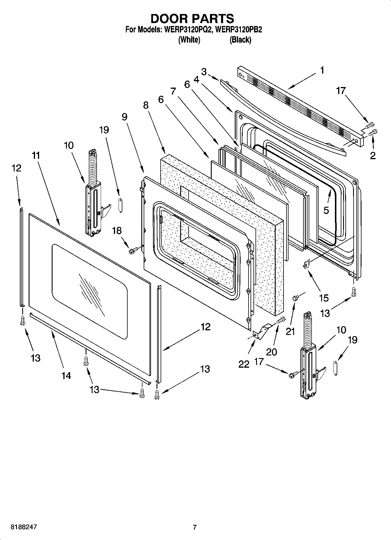 05 - DOOR PARTS, OPTIONAL PARTS (NOT INCLUDED)